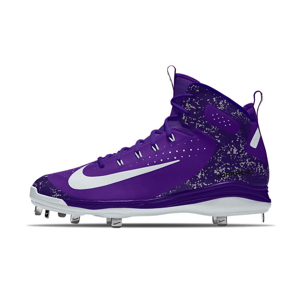 purple nike baseball cleats
