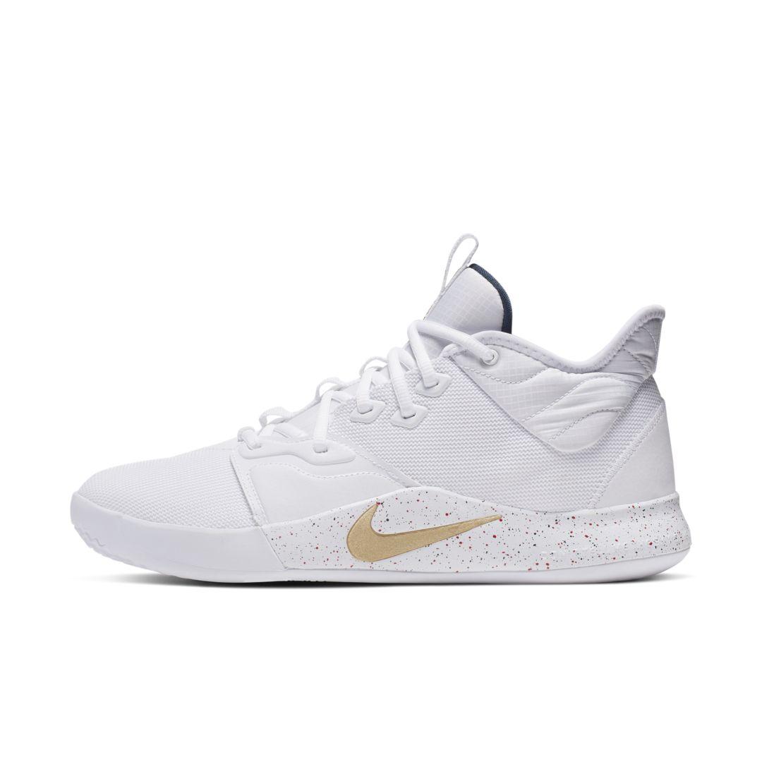 sombra gato Político Nike Pg 3 Basketball Shoe in White for Men | Lyst