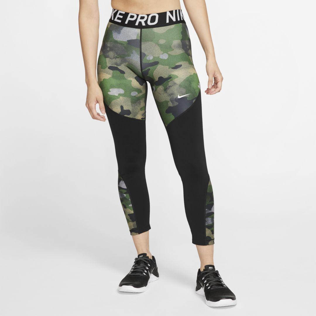 nike pro tights camo