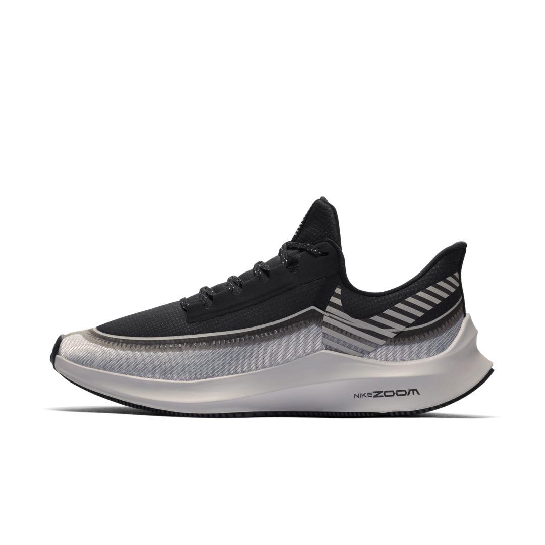Nike Synthetic Zoom Winflo 6 Shield Running Shoe in Black/Grey ... Nike Synthetic Zoom Winflo 6 Shield Running Shoe in Black/Grey ...