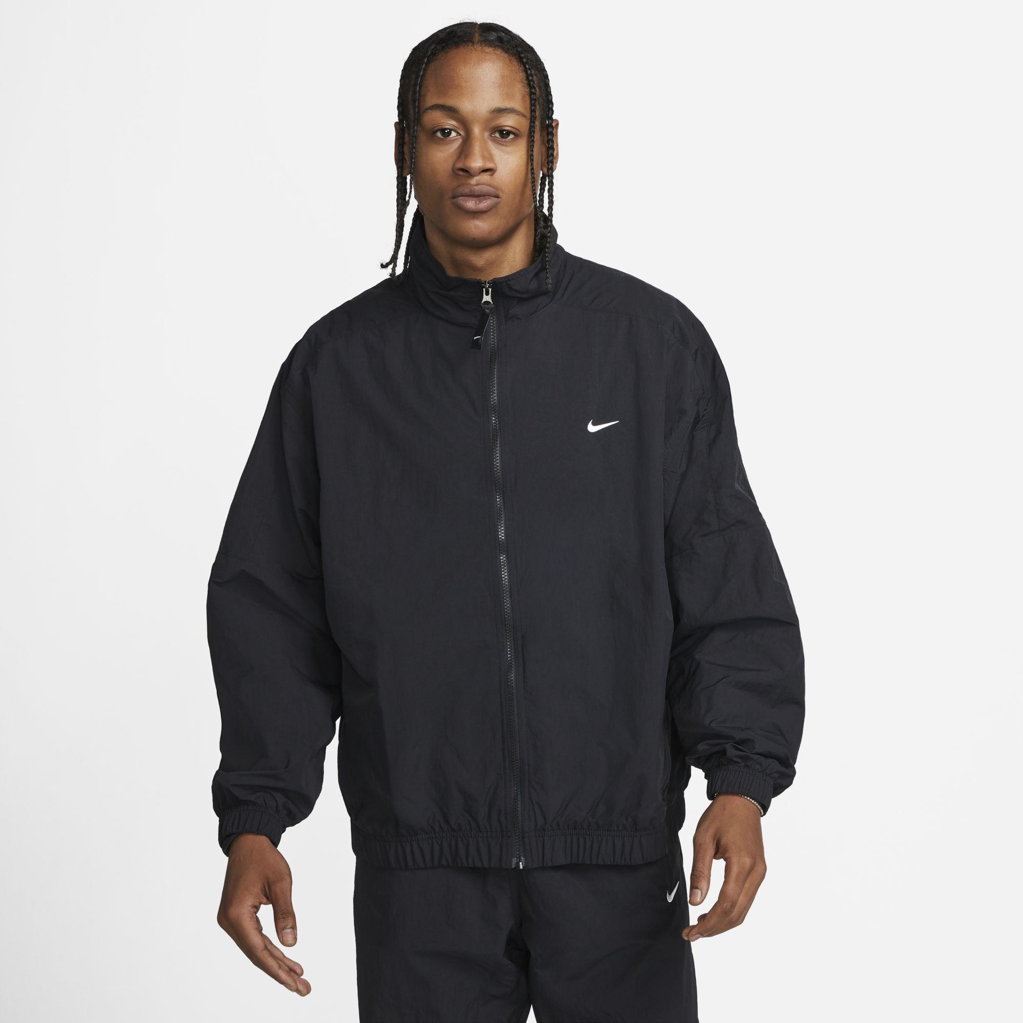 Nike Sportswear Solo Swoosh Tracksuit Jacket Black for Men | Lyst Australia