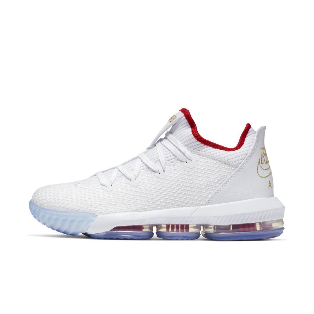 Nike Lebron 16 Low Basketball Shoes In White For Men | Lyst