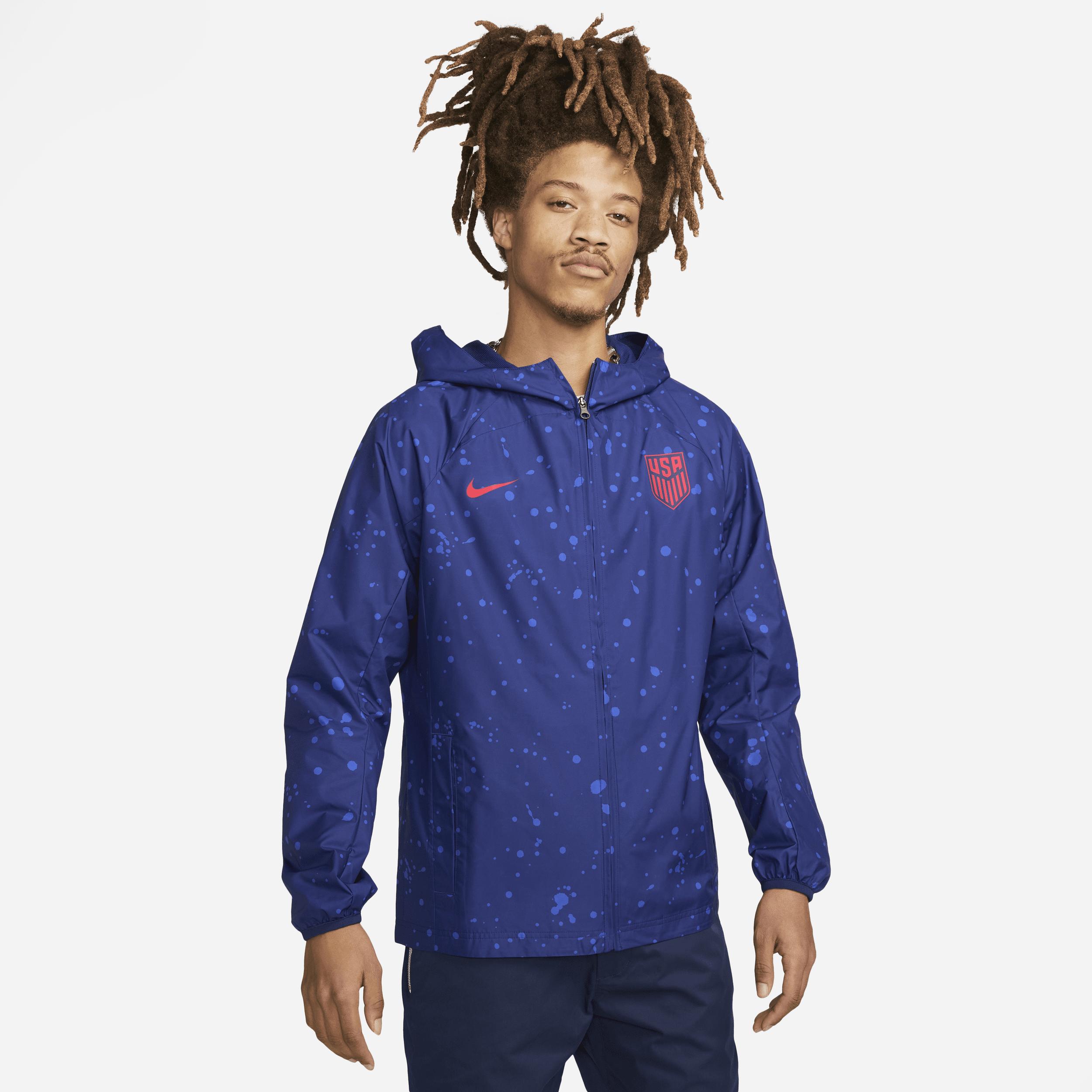 Nike U.s. Awf Full-zip Soccer Jacket in Blue for Men | Lyst