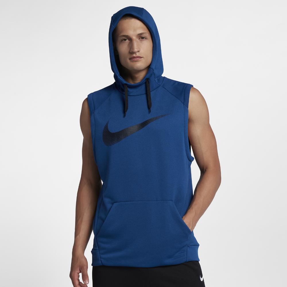 Men's Athletic Hoodies Hooded Zip Up Vests Dri-fit Sleeveless Shirts Sportswear 