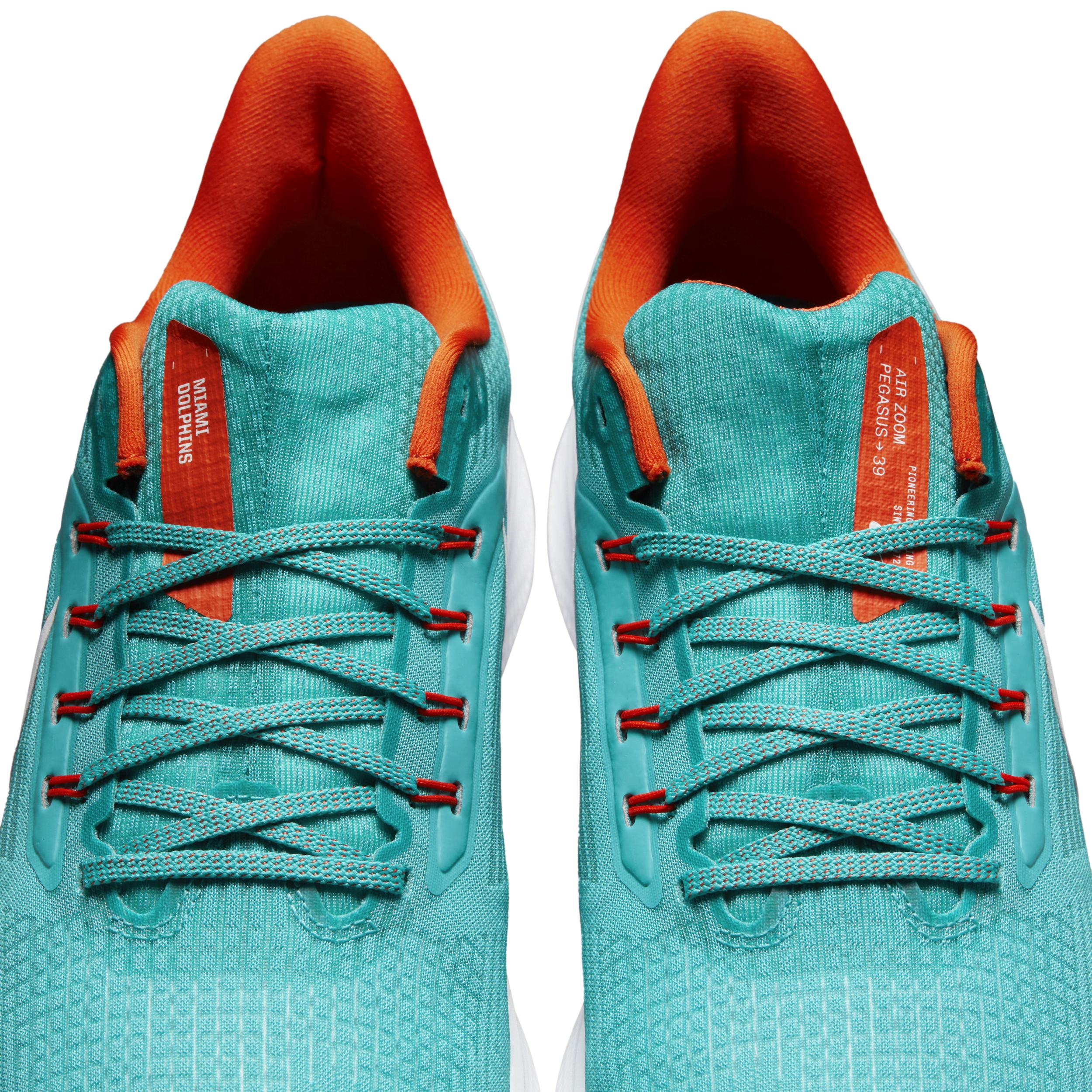 Nike Pegasus 39 (nfl Miami Dolphins) Road Running Shoes In Green, in Blue  for Men | Lyst
