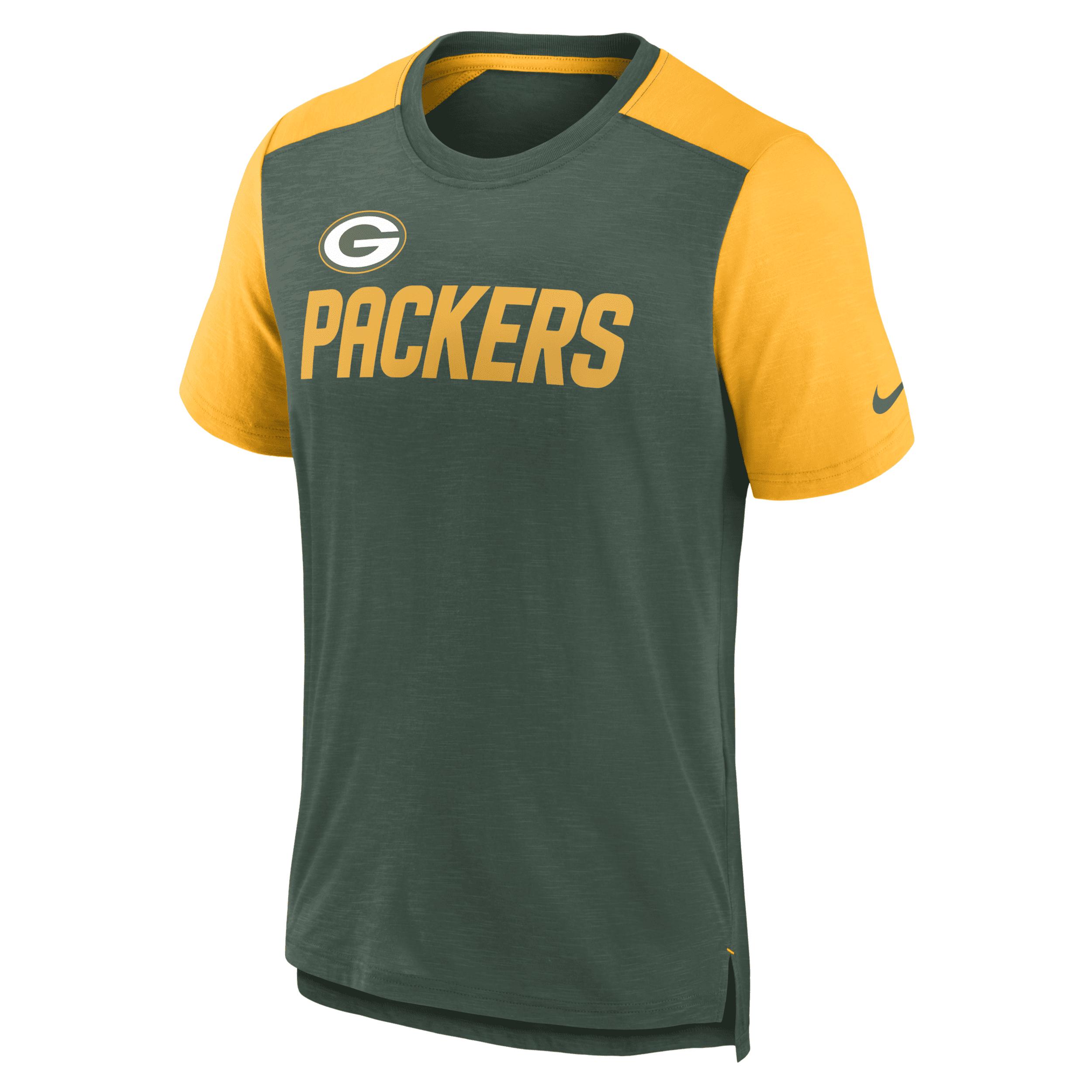 Nike Color Block Team Name (nfl Green Bay Packers) T-shirt In Green, in  Yellow for Men | Lyst