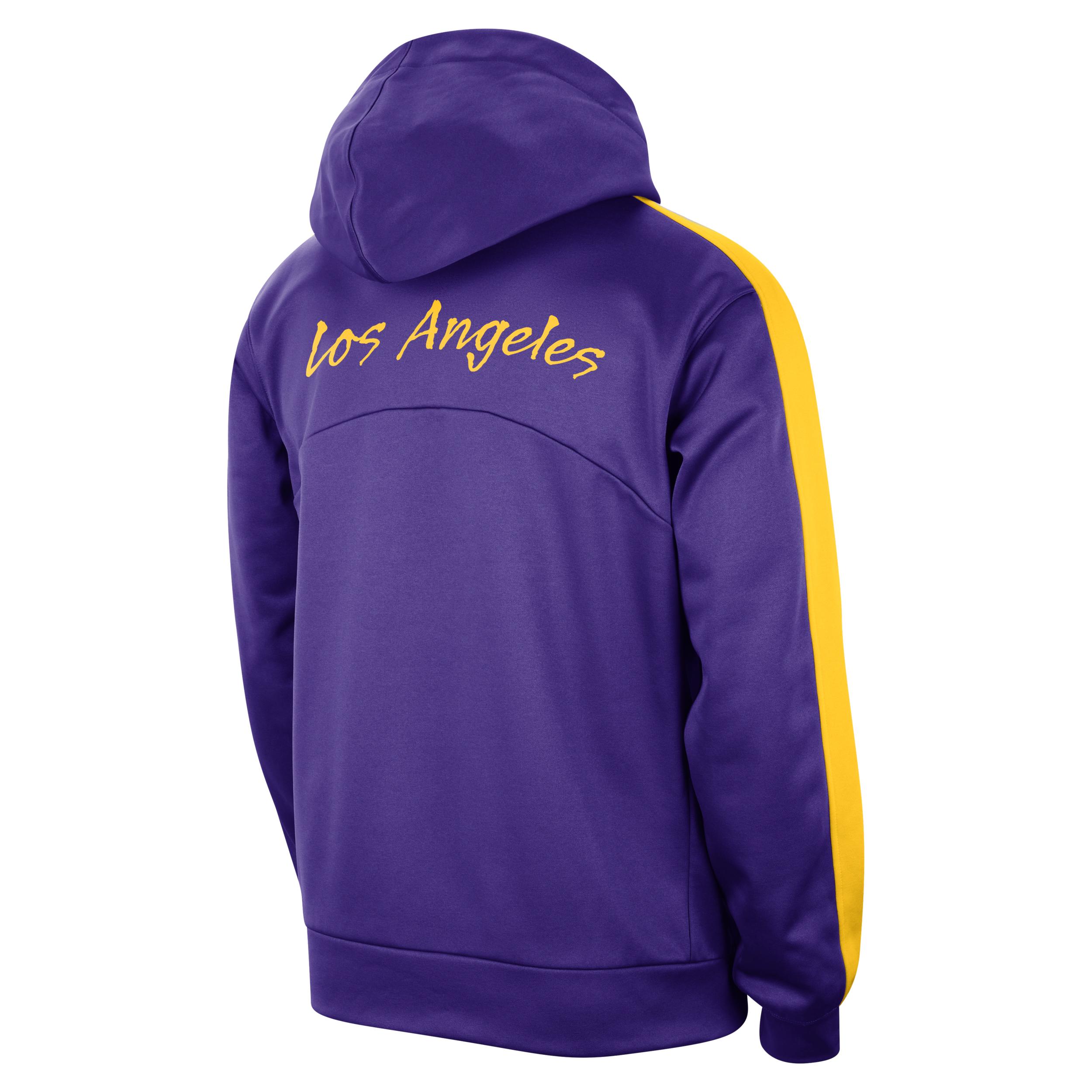 Nike Los Angeles Lakers Starting 5 Therma-fit Nba Pullover Hoodie