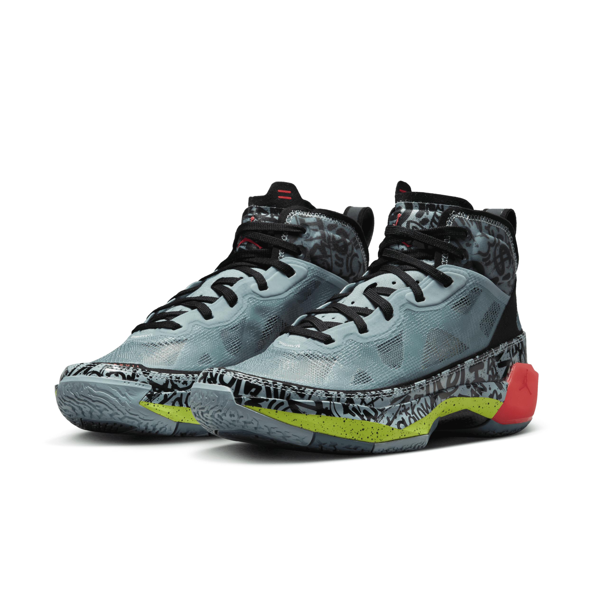Nike Air Jordan Xxxvii Satou Basketball Shoes In Grey, in Green | Lyst