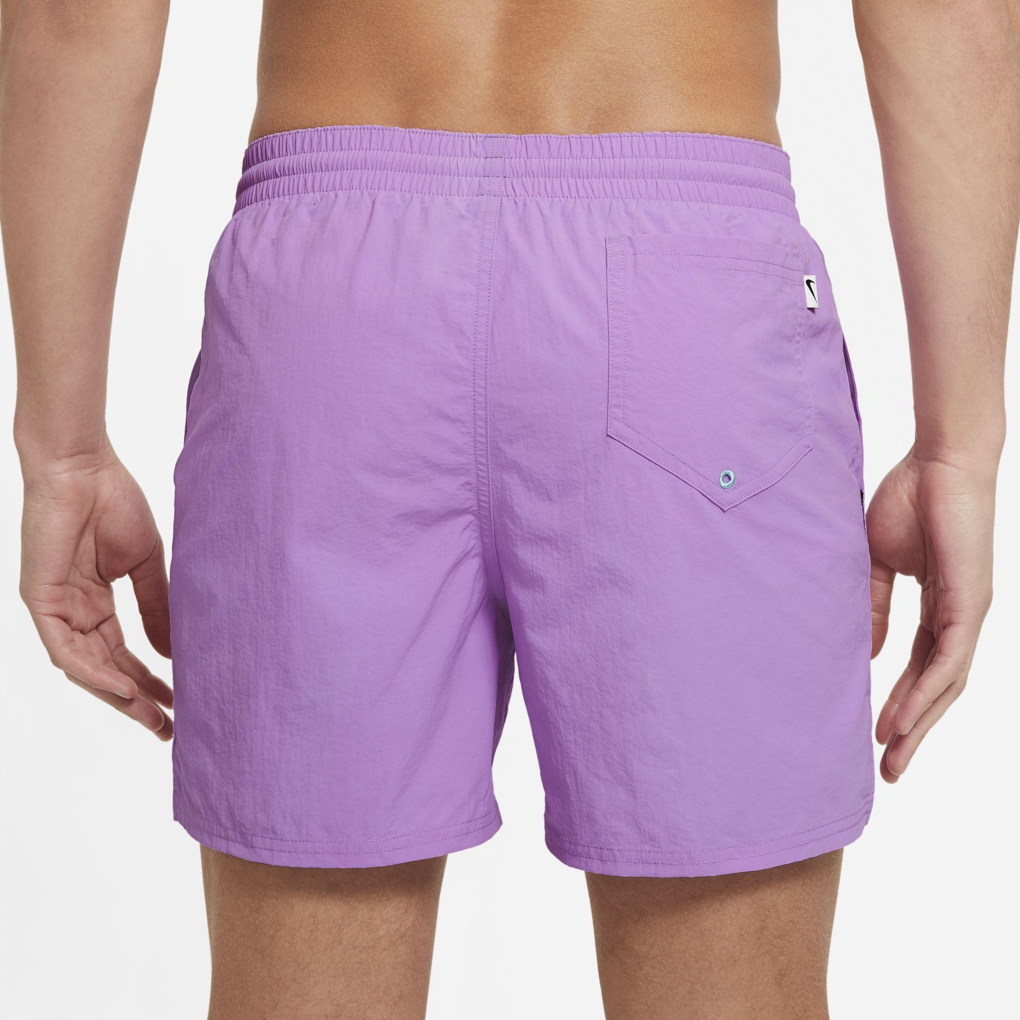 Nike Solid Icon 13cm (approx.) Swimming Trunks in Purple for Men | Lyst UK