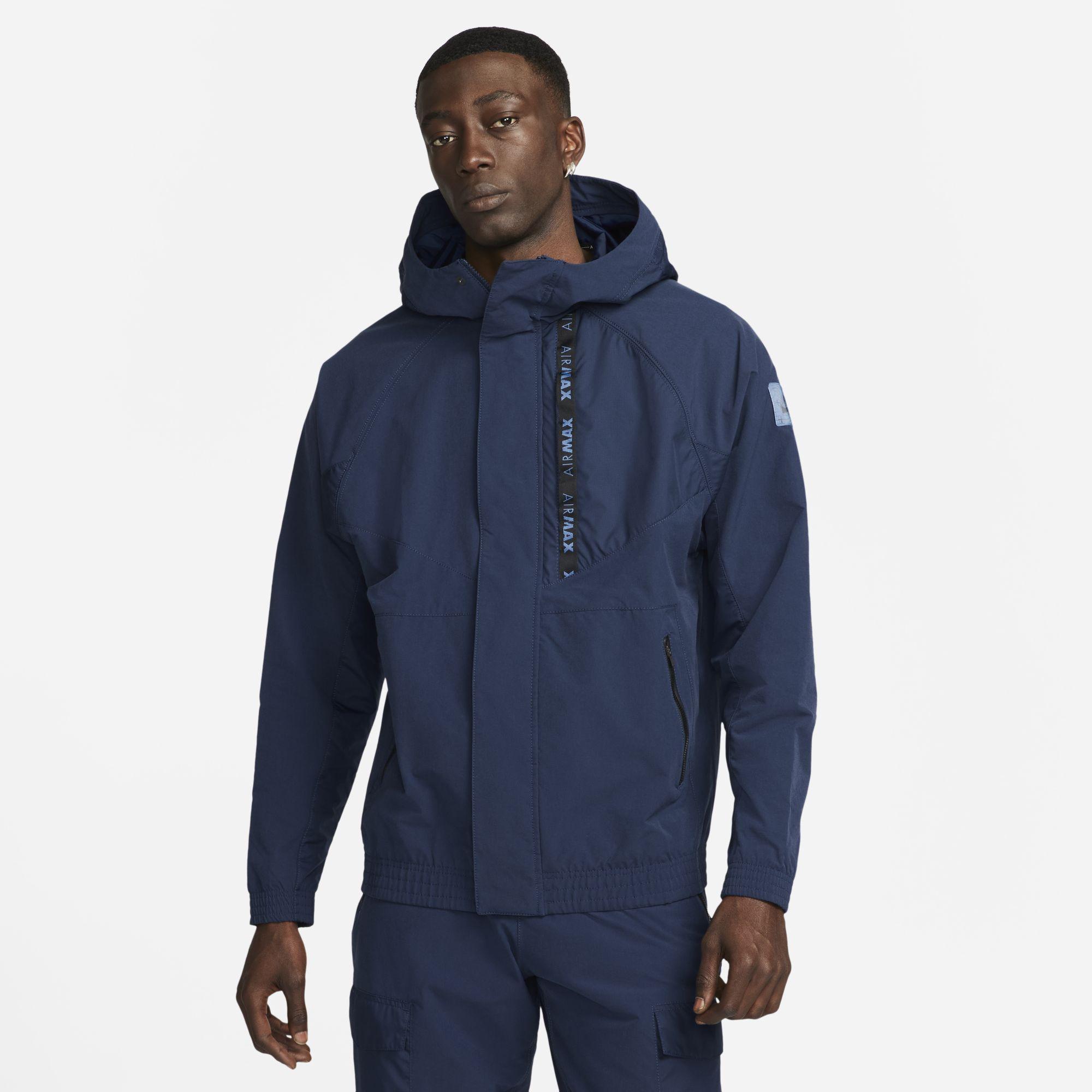 Nike Air Max Woven Jacket Blue for Men | Lyst UK