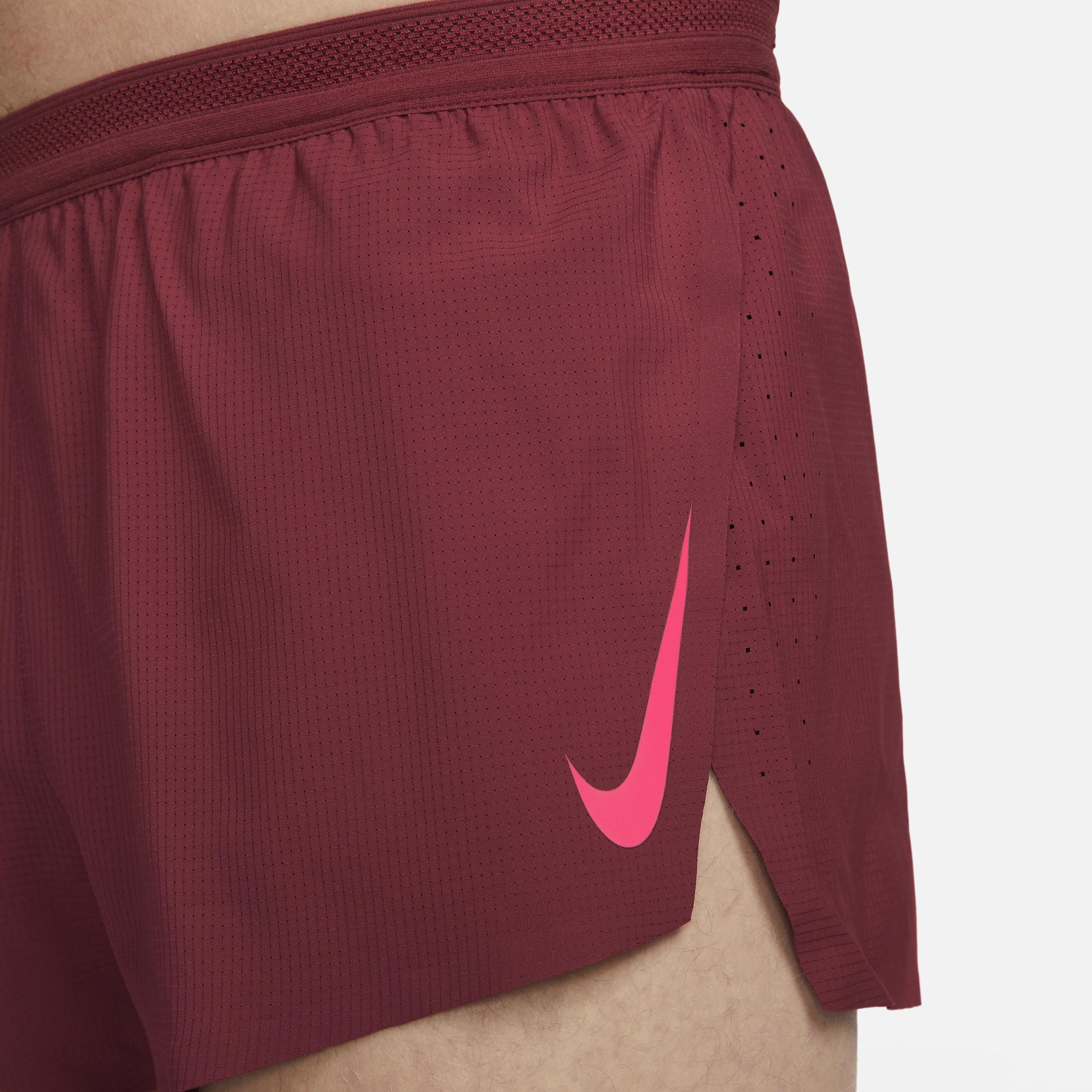 pindas Autonomie Uiterlijk Nike Aeroswift 5cm (approx.) Brief-lined Racing Shorts 50% Recycled  Polyester in Pink for Men | Lyst