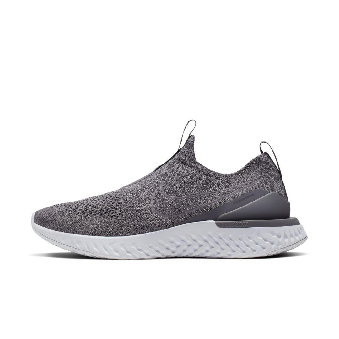 Nike Epic Phantom React Flyknit Running Shoe in Gray | Lyst