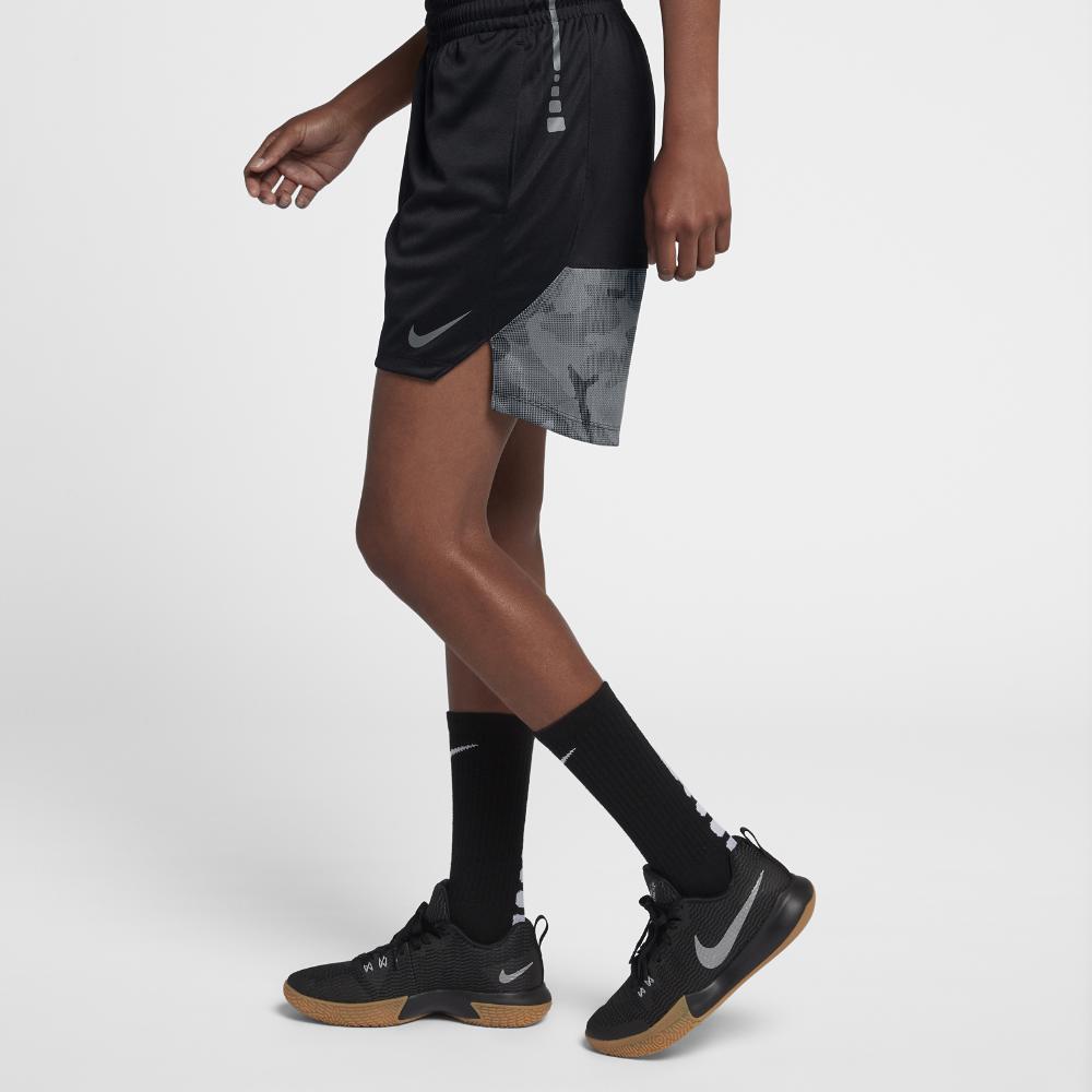 Nike Elite Knit Basketball Shorts in Black | Lyst
