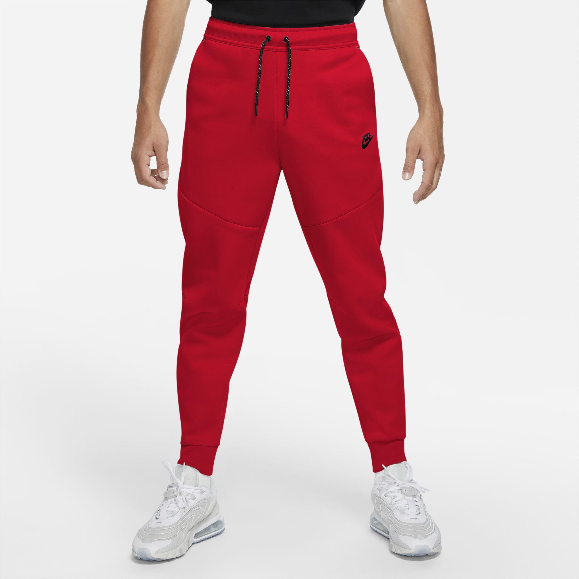 Nike Sportswear Tech Fleece Joggers in Red for Men | Lyst Australia