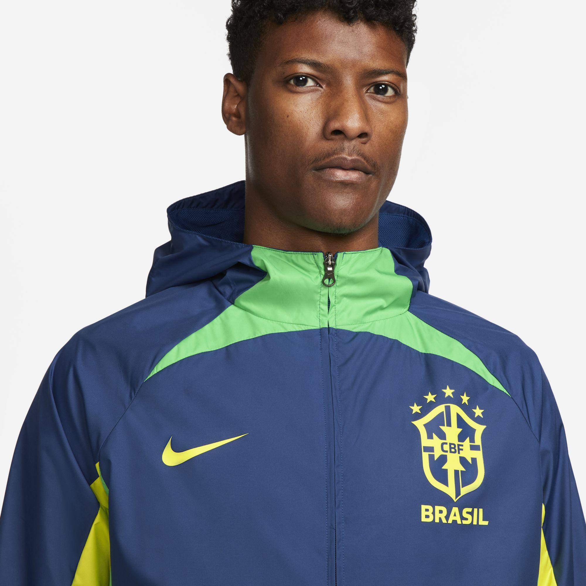 Nike Brazil Awf Full-zip Soccer Jacket in Green for Men