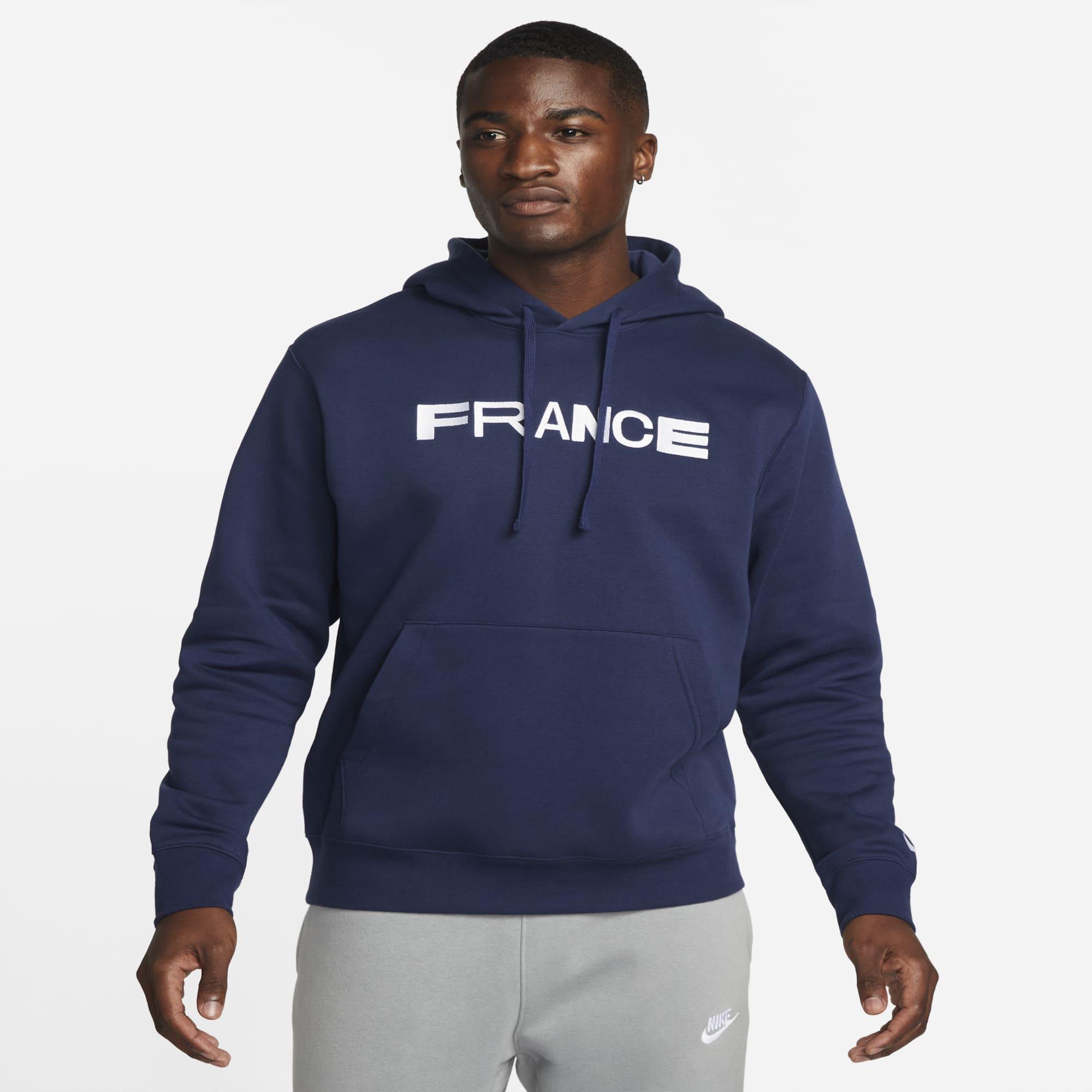 Nike Fff Club Fleece Pullover Hoodie in Blue for Men | Lyst UK
