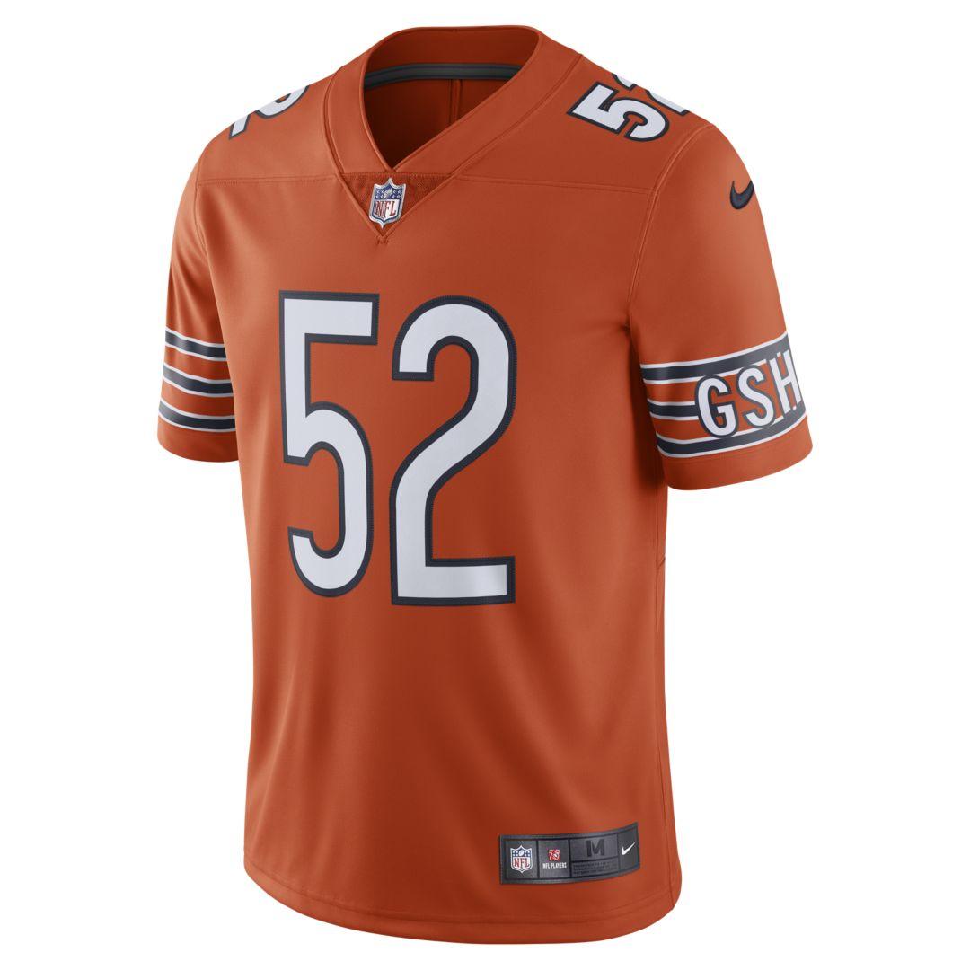 Nike Nfl Chicago Bears Limited (khalil Mack) Football Jersey in Orange ...