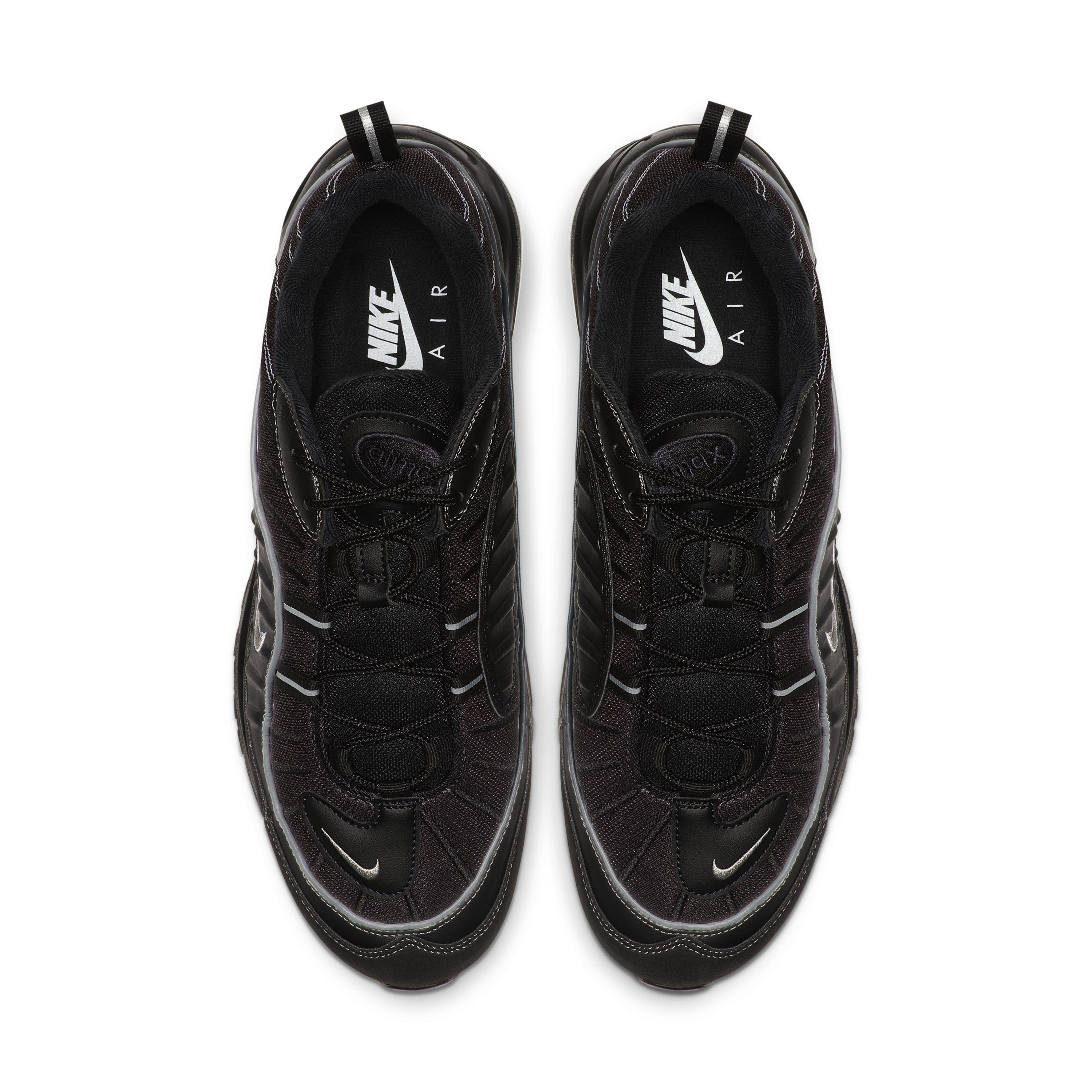 Nike Leather Air Max 98 Shoe in Black for Men - Lyst