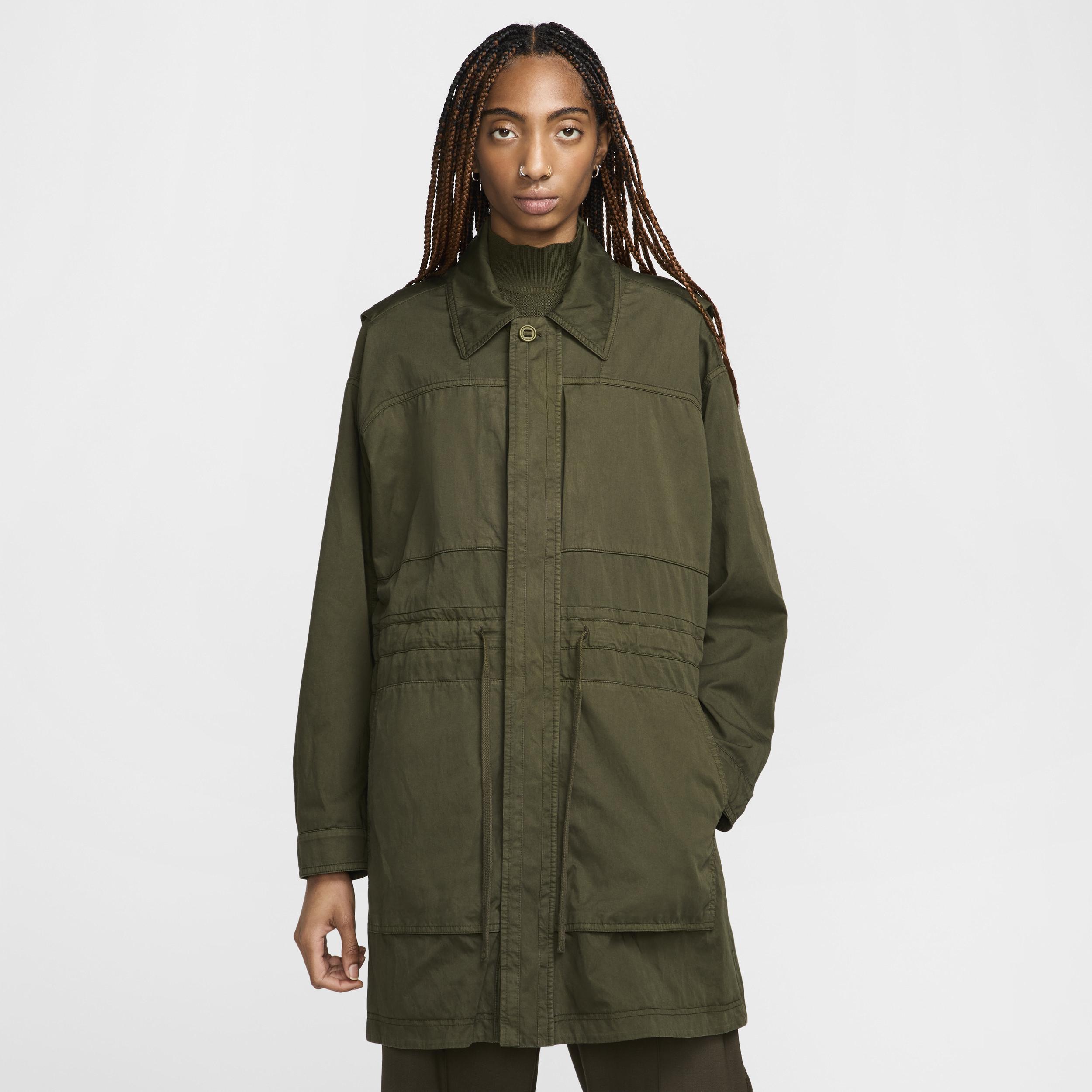 long green nike coat