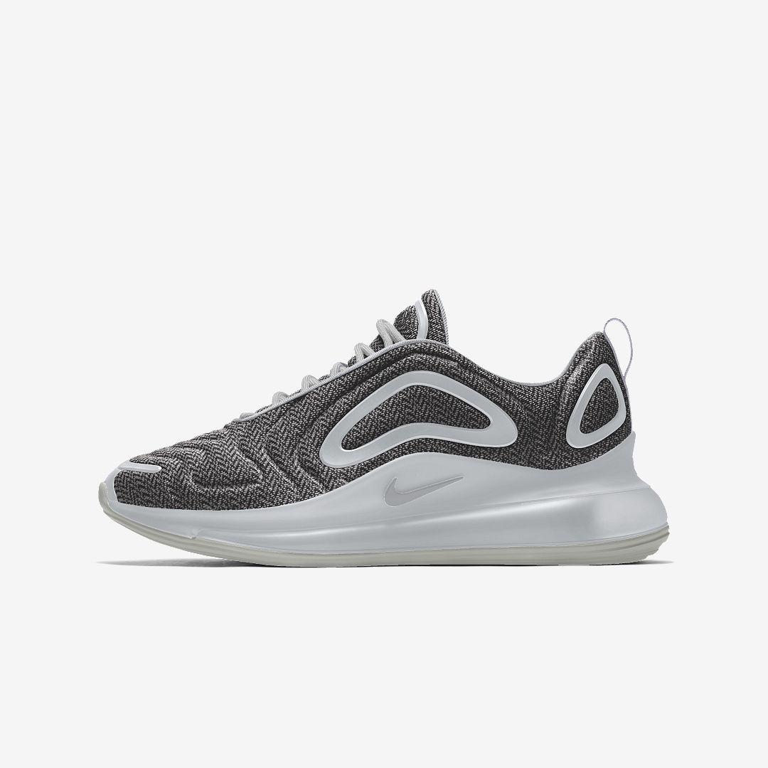 Nike Air Max 720 By You Custom Lifestyle Shoe in Gray - Lyst