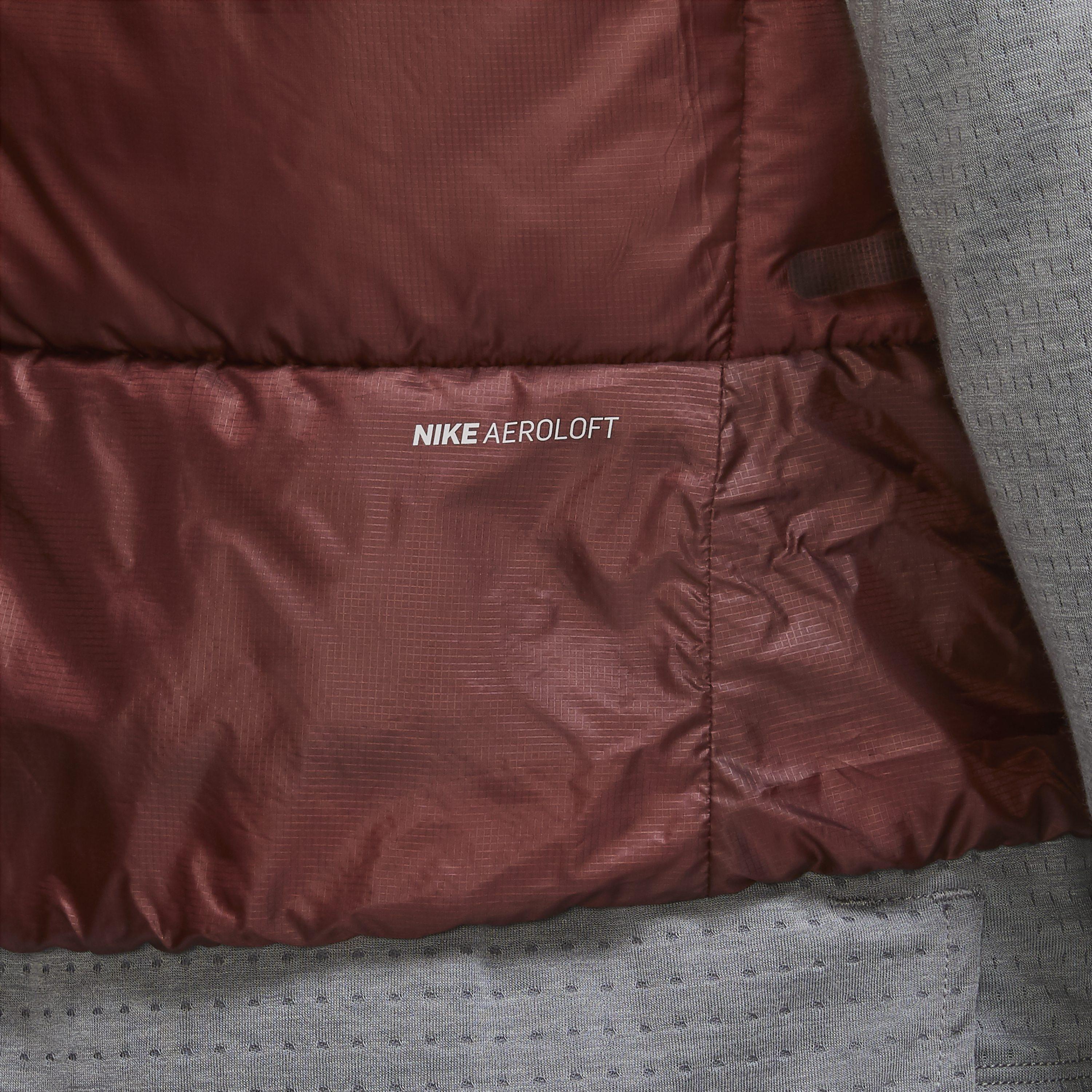 nike aeroloft gilet red