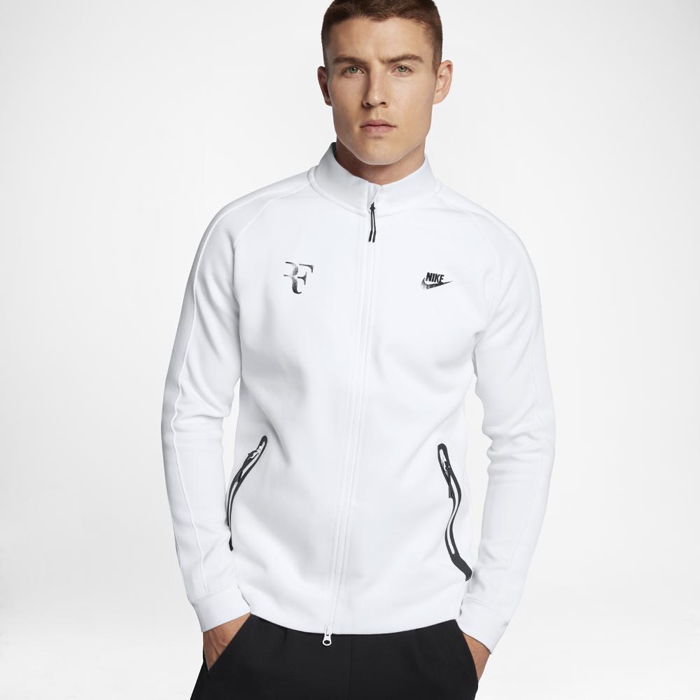 Nike Court Roger Federer Men's Tennis Jacket in White for Men | Lyst