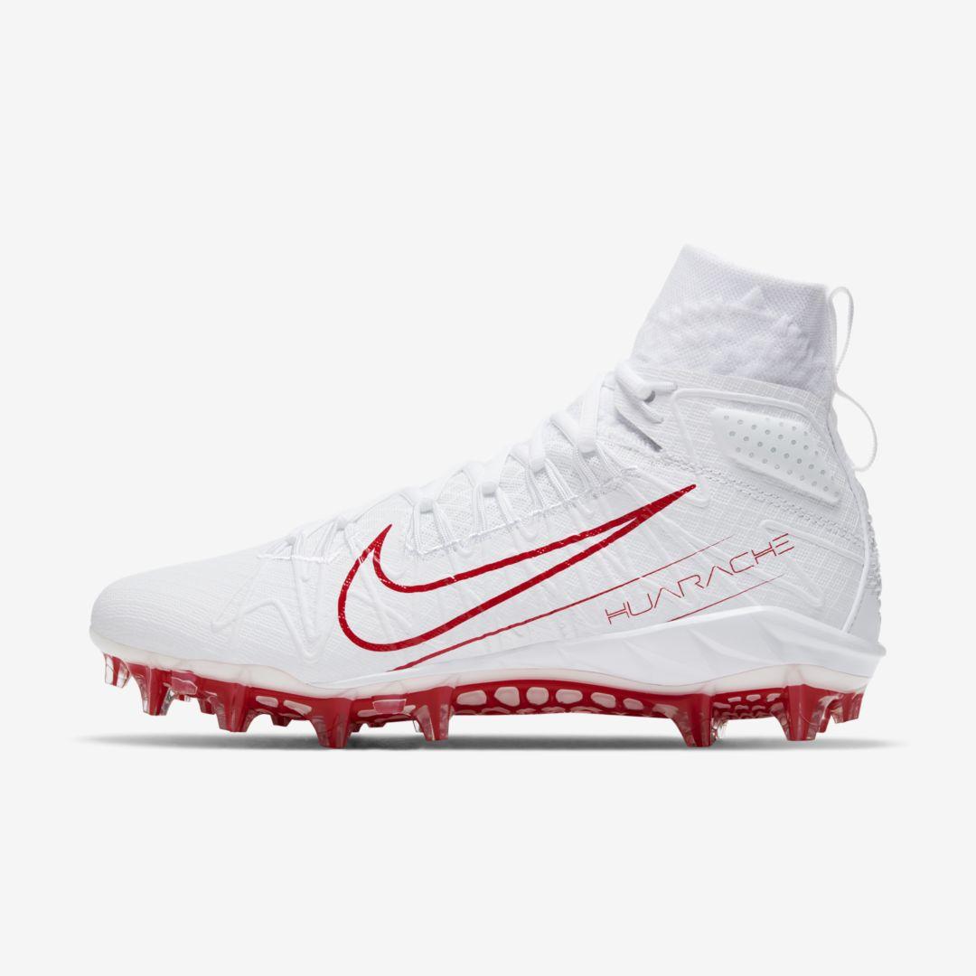 Nike Synthetic Alpha Huarache 7 Elite Lacrosse Cleats in White,University  Red,White (White) for Men | Lyst