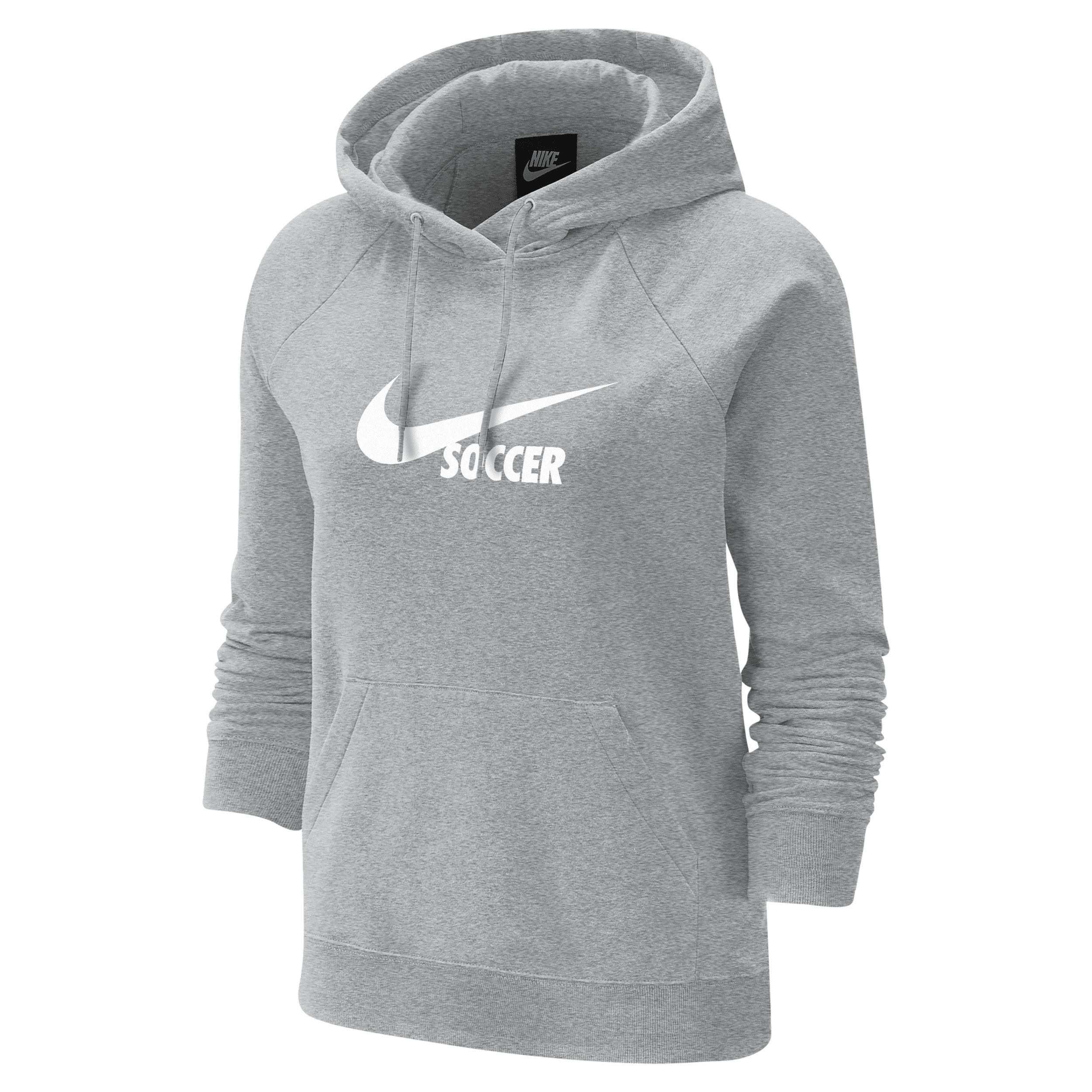 Nike Swoosh Fleece Hoodie In Grey, in Gray | Lyst