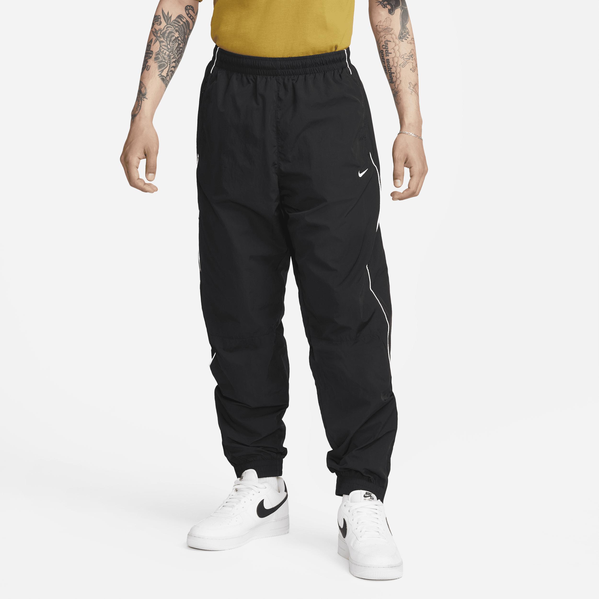 Nike Solo Swoosh Track Pants in Black for Men