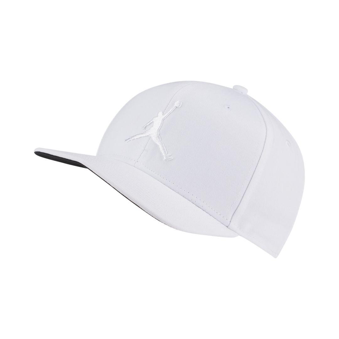 Nike Wool Jordan Pro Jumpman Snapback Hat in White for Men | Lyst