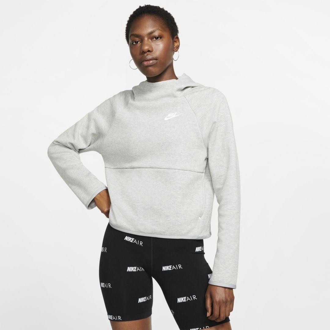 nike sportswear tech fleece women's pullover hoodie