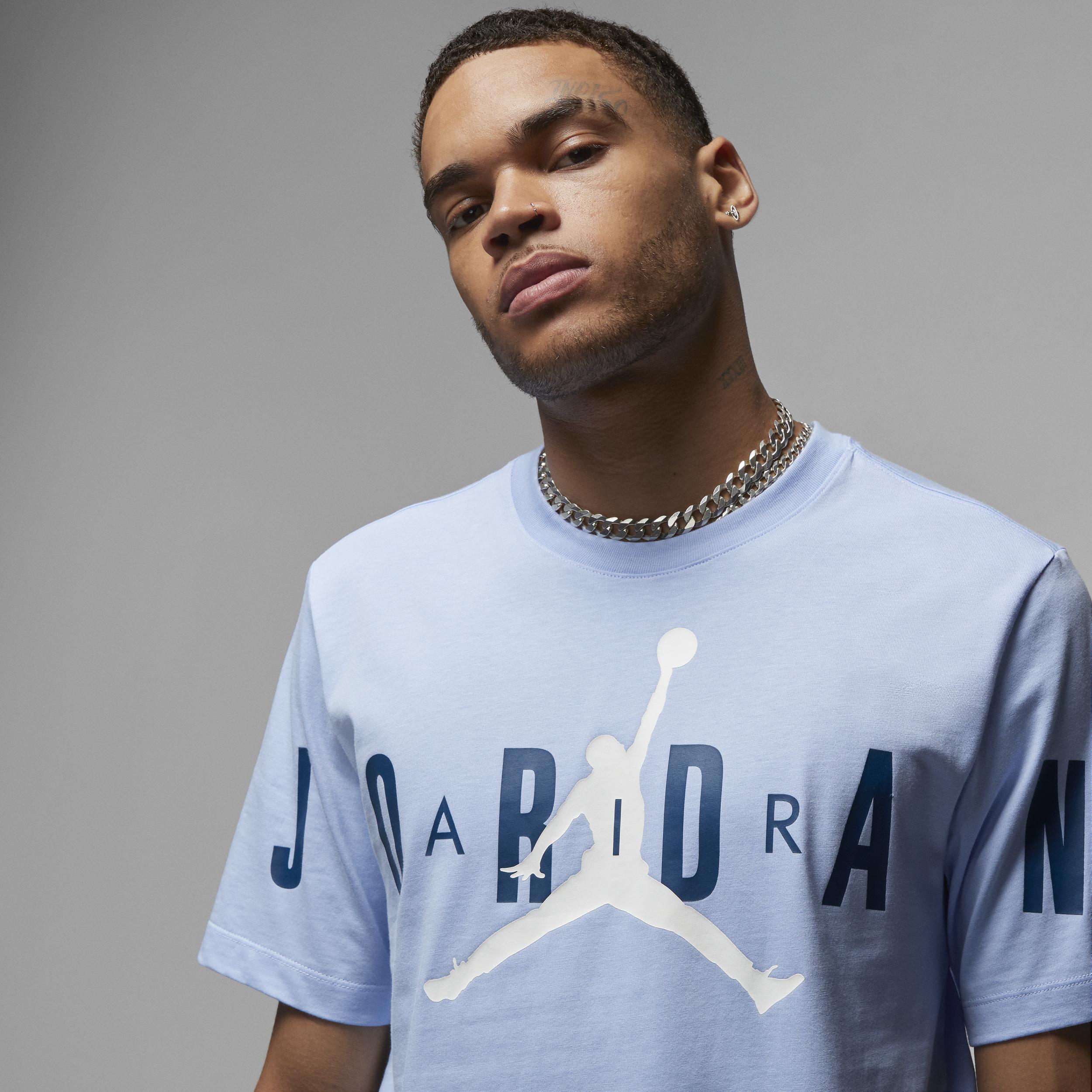 Nike Jordan Air Stretch T-shirt in Blue for Men | Lyst