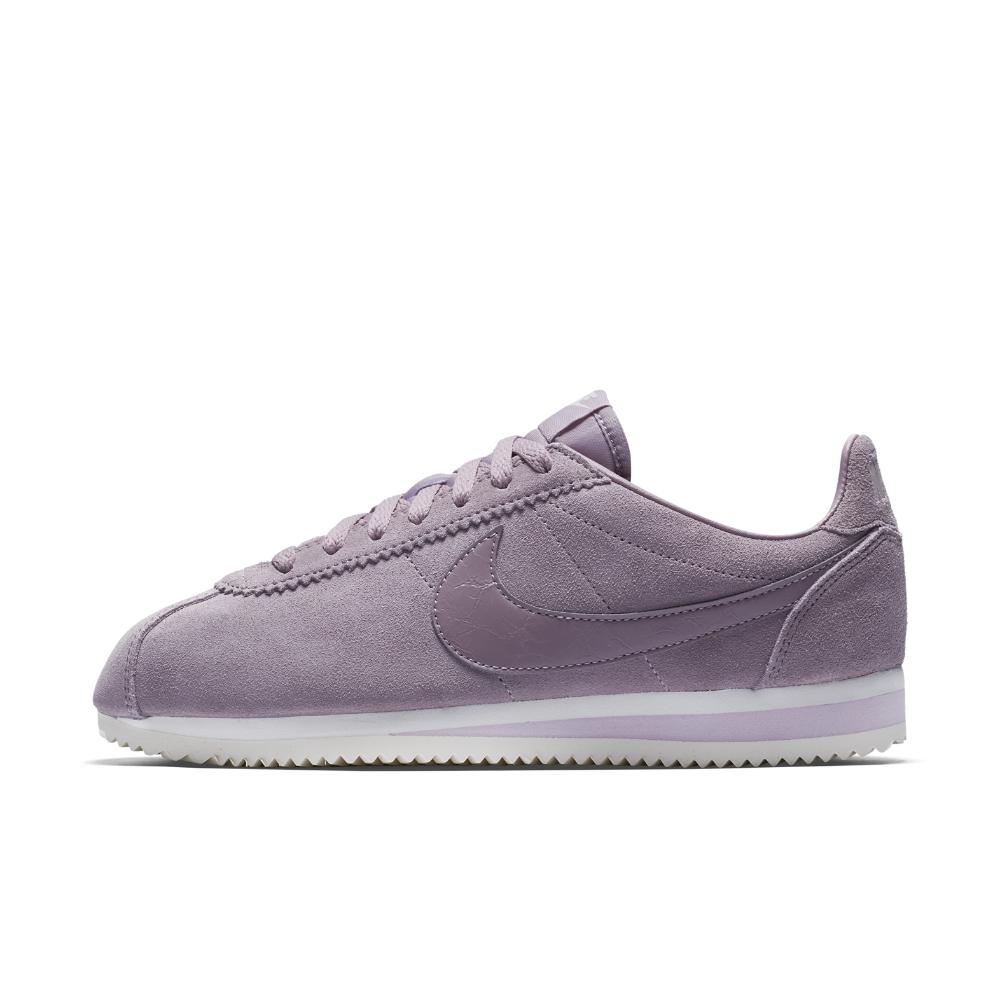 Nike Classic Cortez Suede Women's Shoe in Purple | Lyst