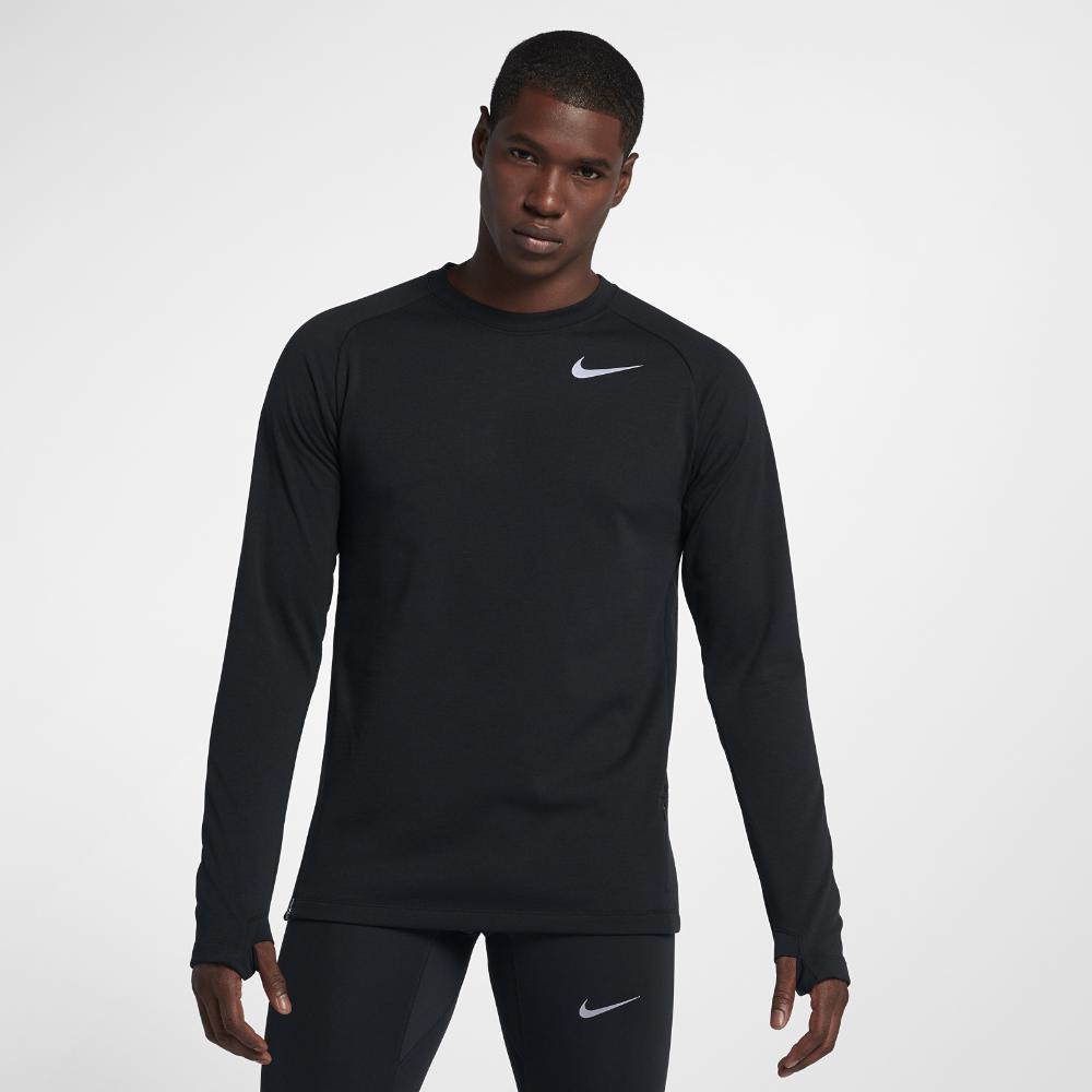 nike element men's long sleeve running top