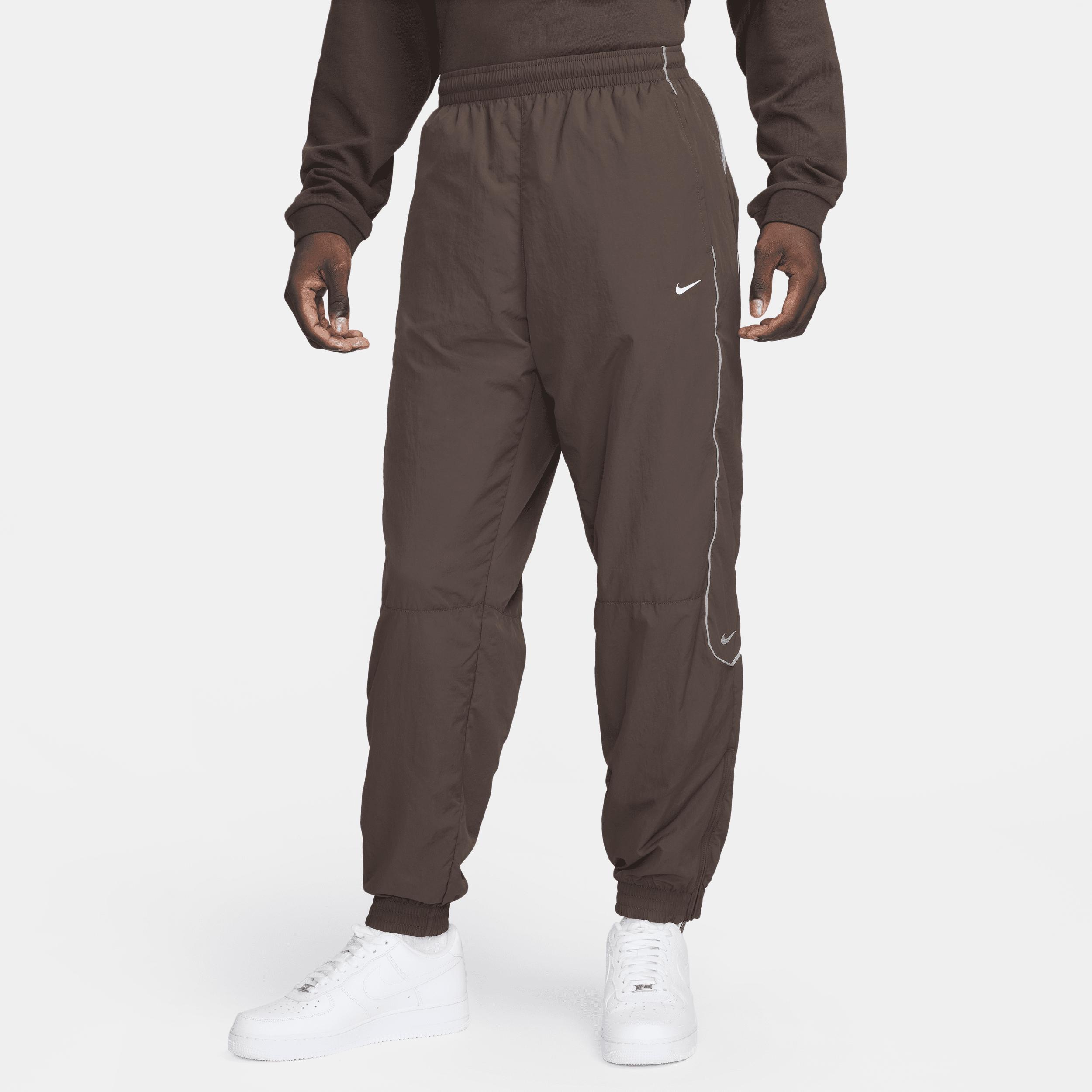 Nike Solo Swoosh Tracksuit Bottoms in Brown for Men | Lyst UK