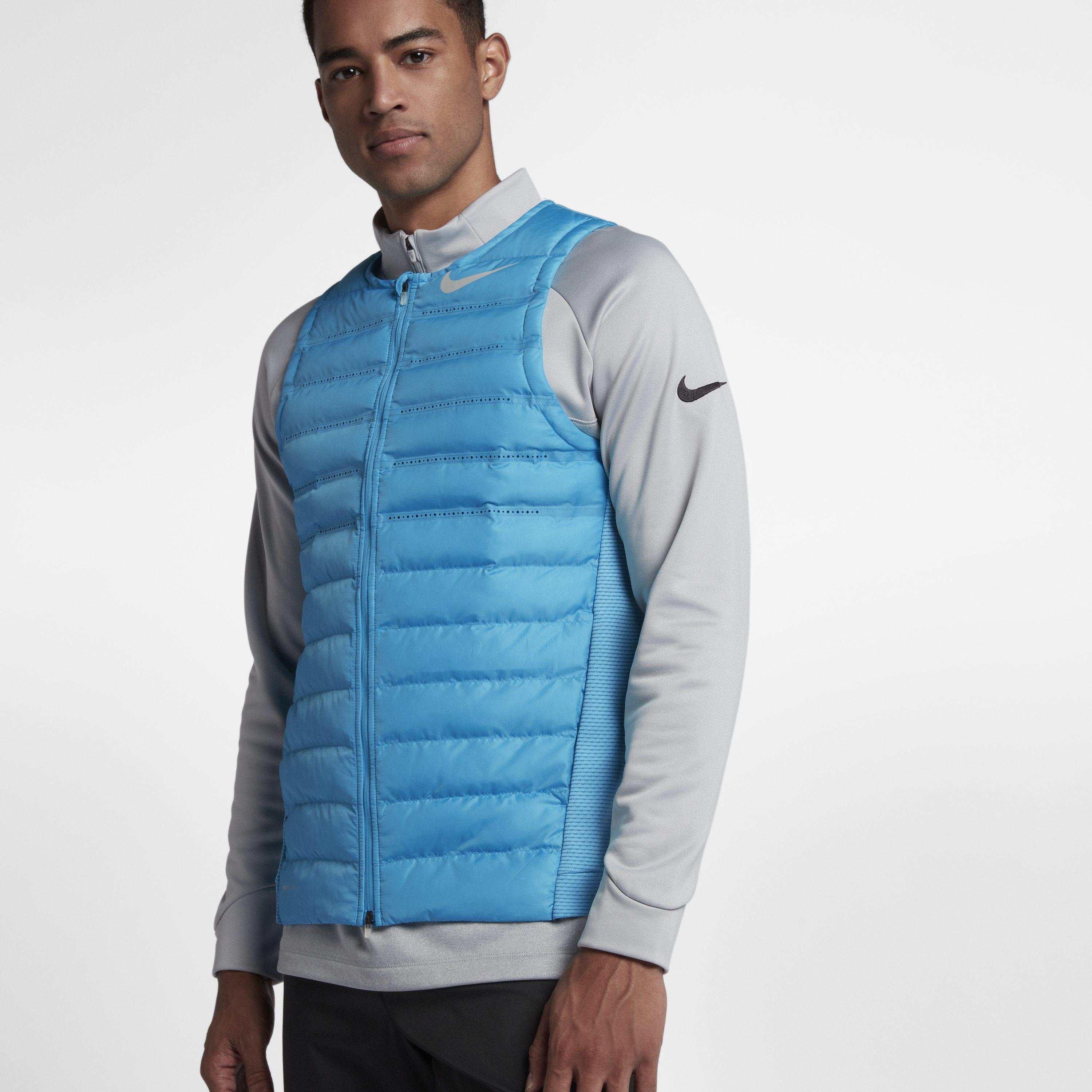 nike blue gilet