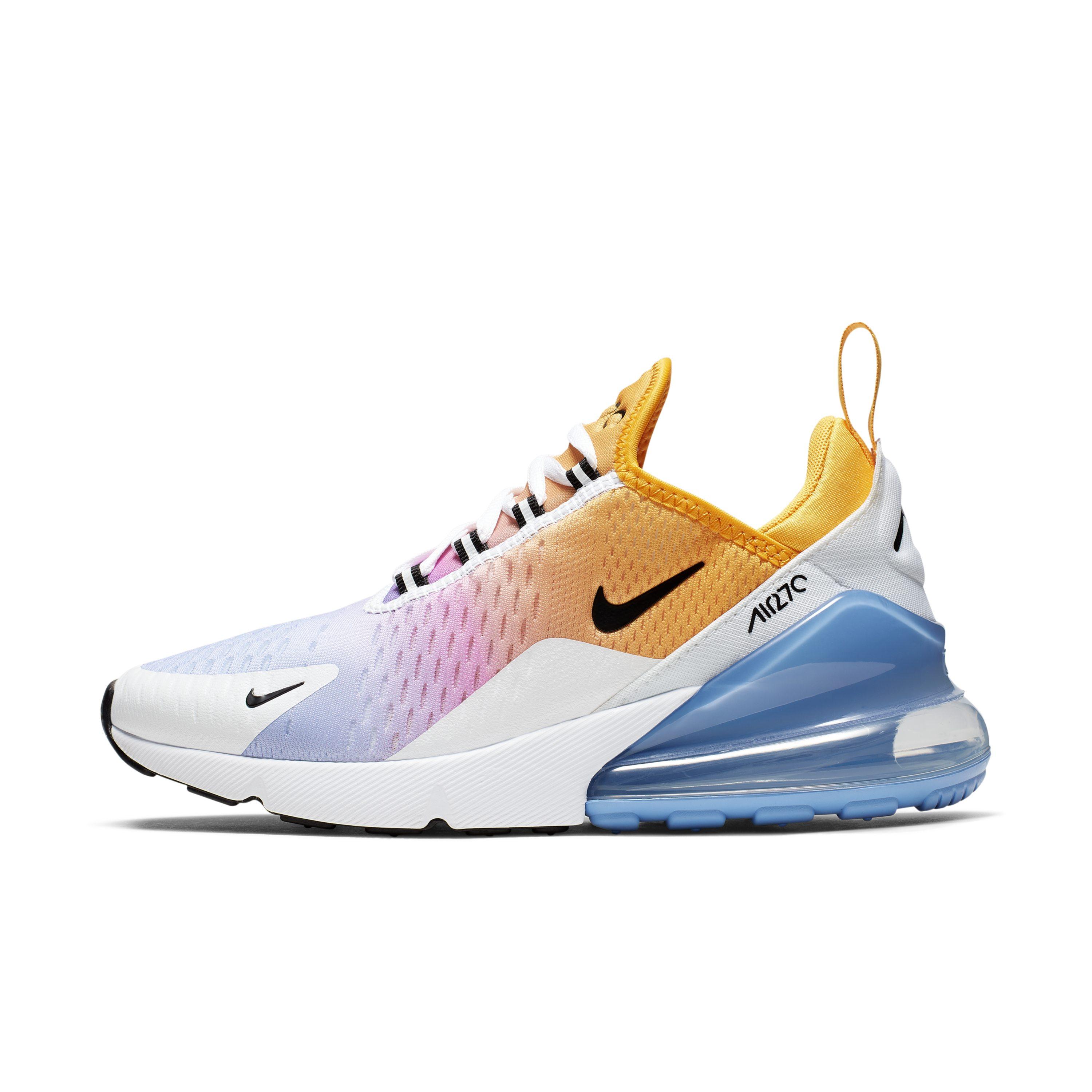 Nike Womens Air Max 270 Shoes in Gold (White) - Lyst
