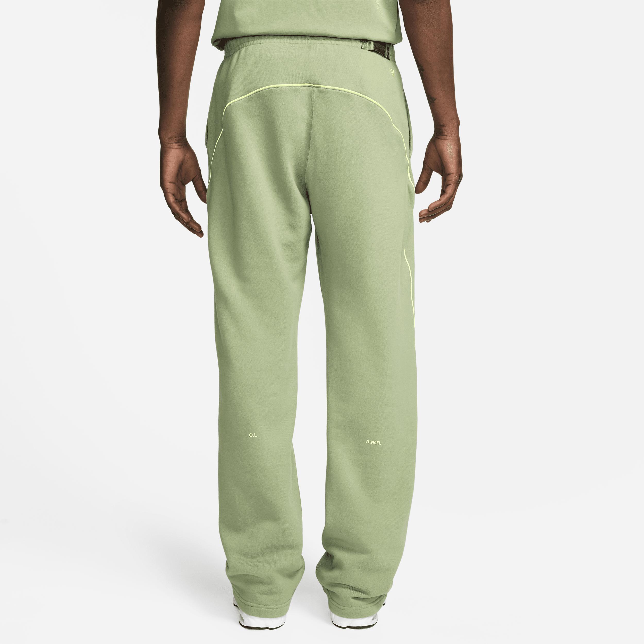 Nike Nocta Open Hem Fleece Pants Oil in Green for Men Lyst