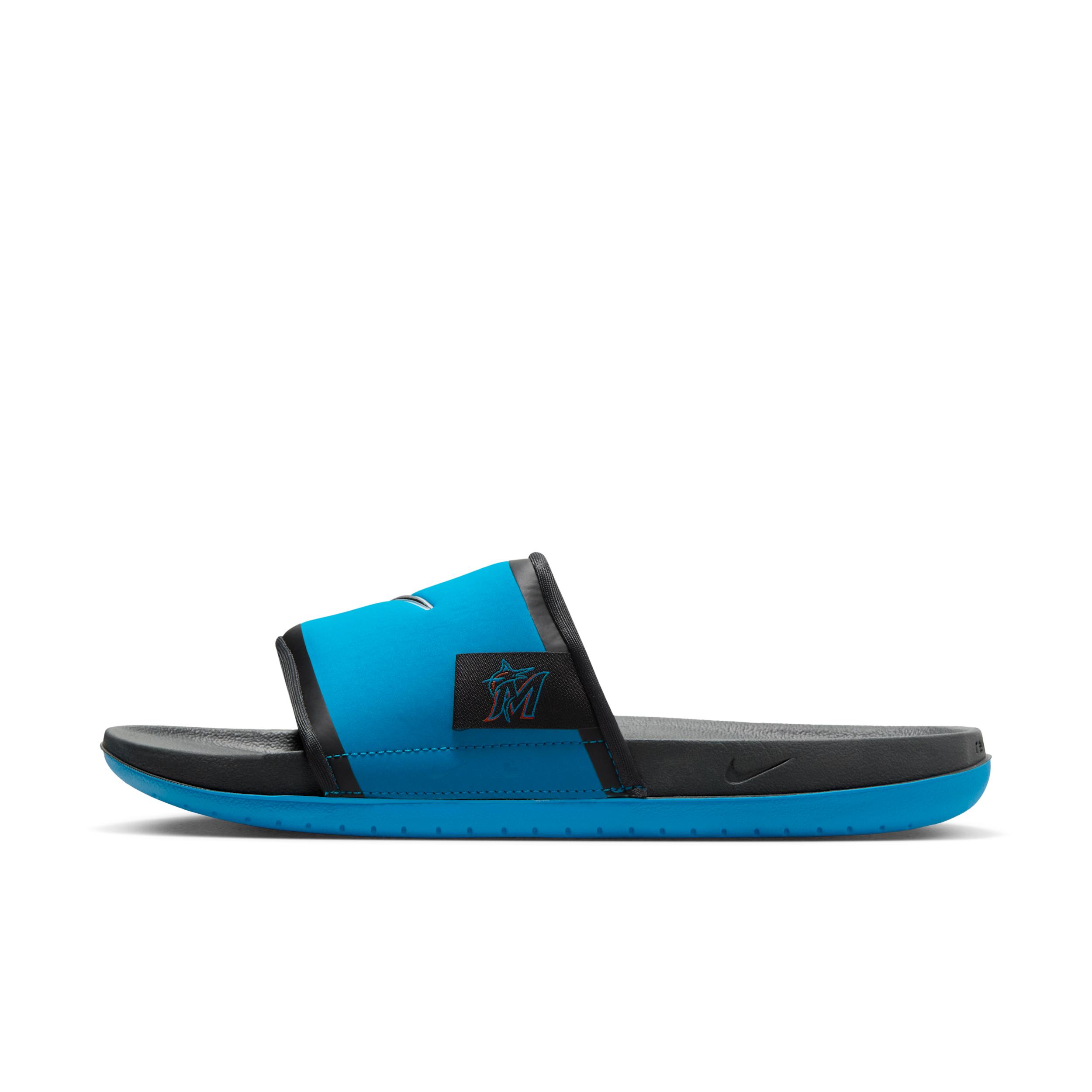 Nike Offcourt (Miami Marlins) Offcourt Slides in Blue for 
