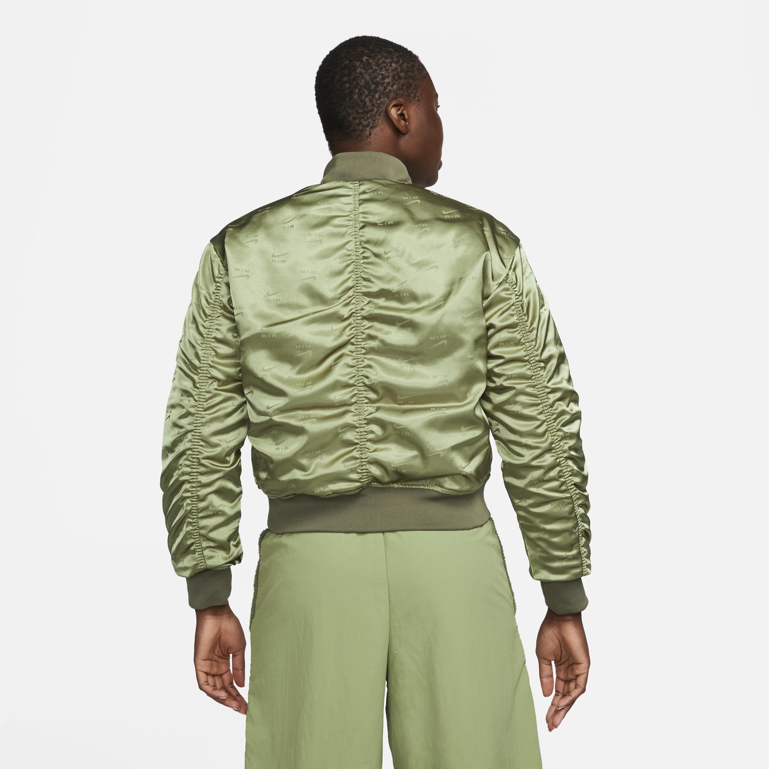Nike Air Bomber Jacket in Green | Lyst