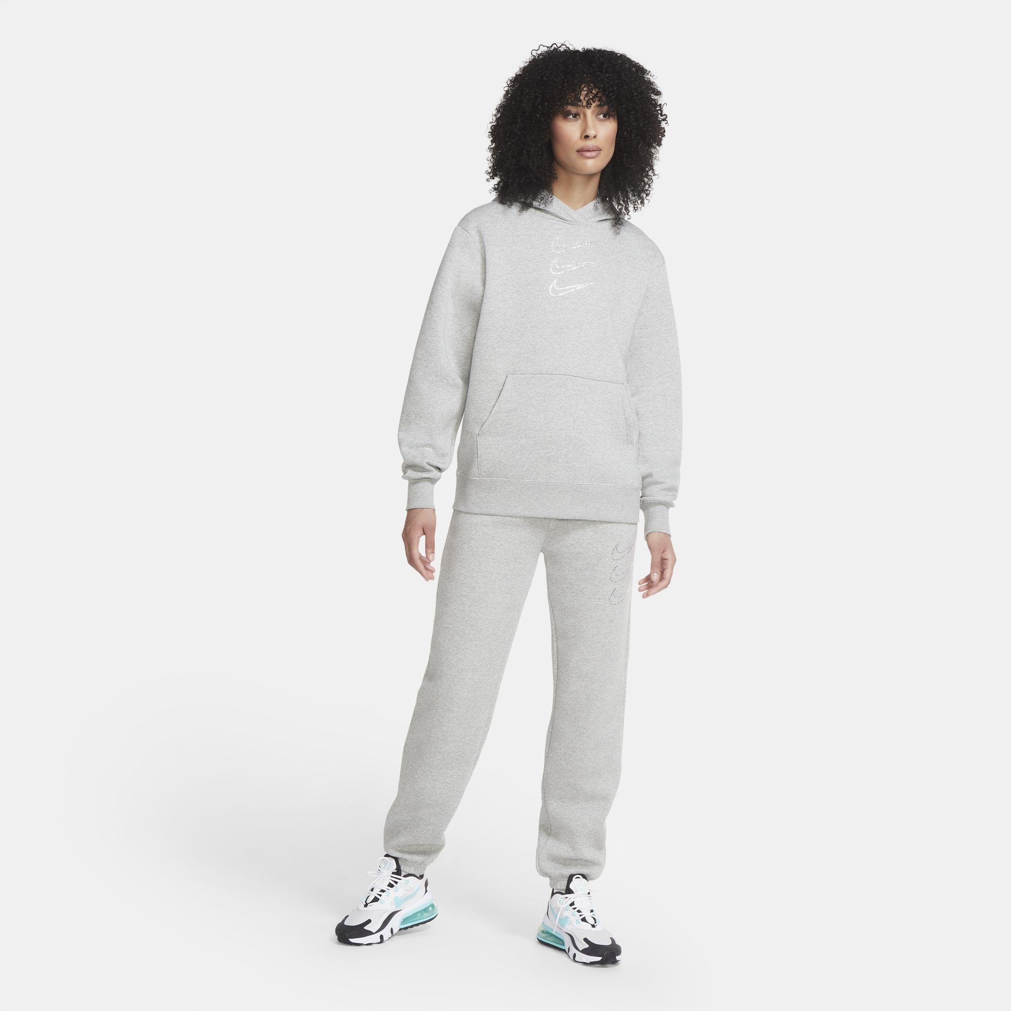 Rhinestone nike online sweatpants
