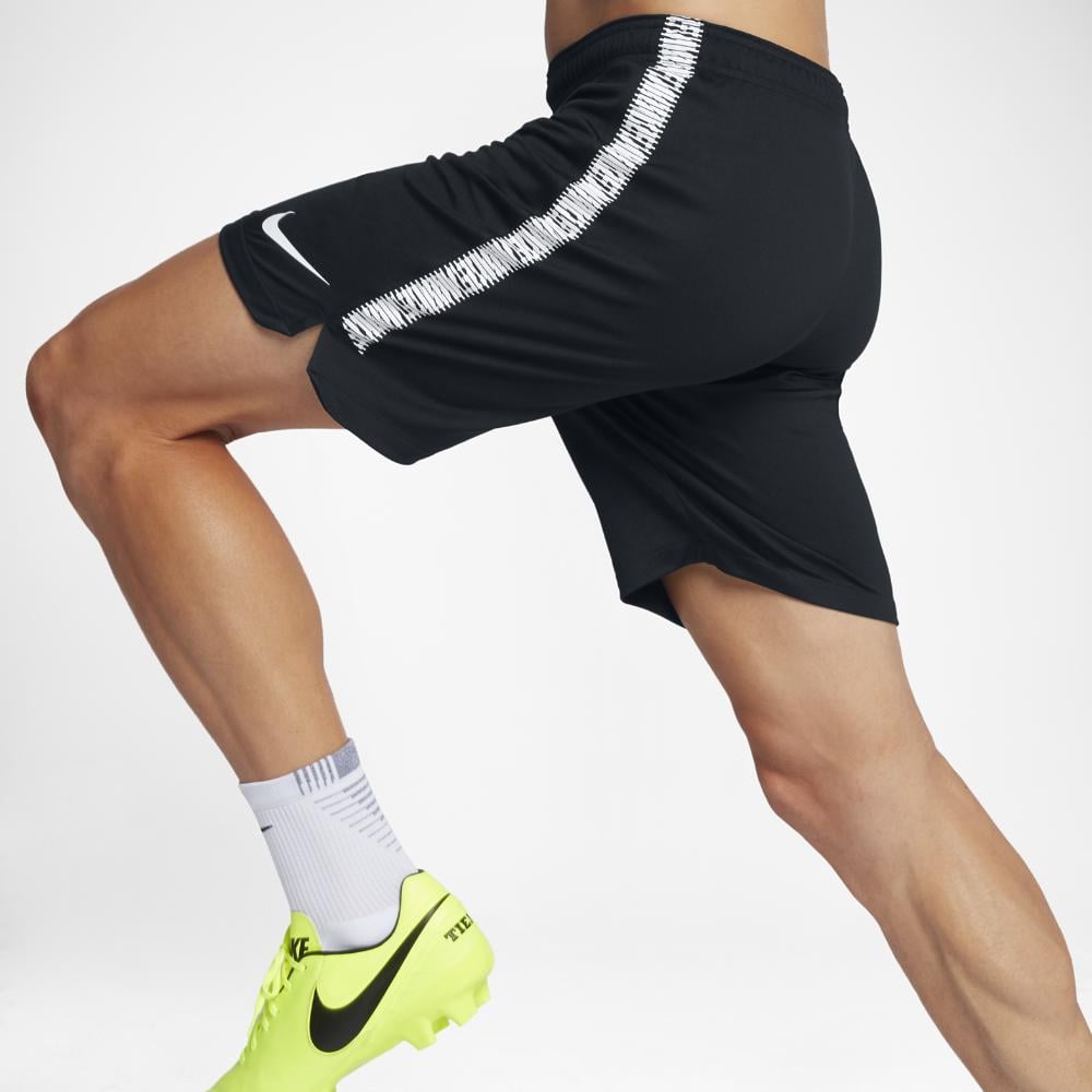 Nike Synthetic Dry Squad Men's Soccer Shorts in Black/White/White