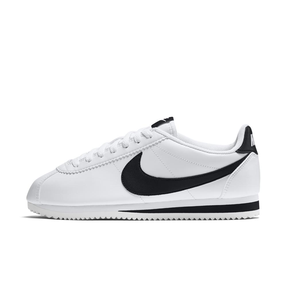 nike cortez sneakers in white
