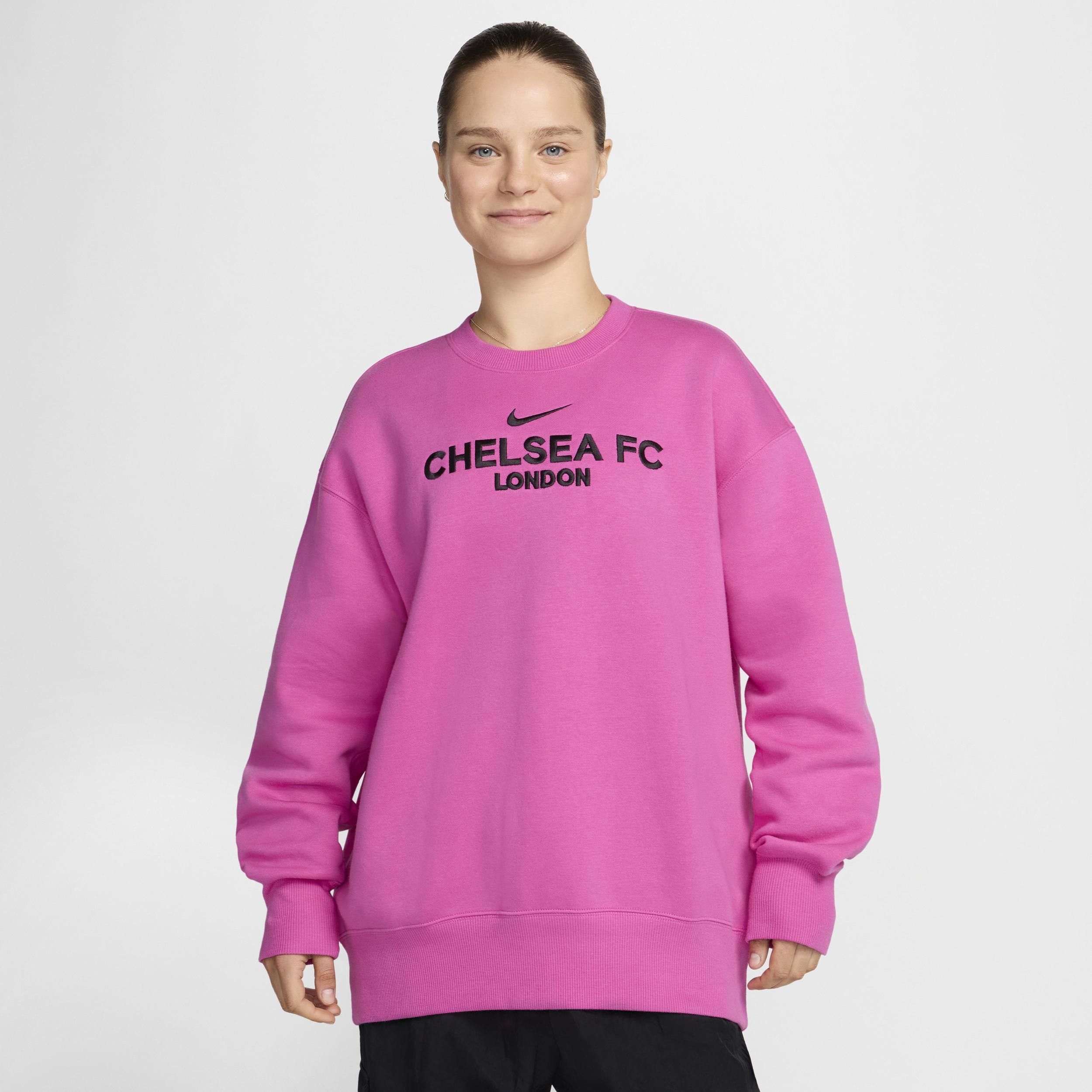 Nike Chelsea F.C. Phoenix Fleece Third Football Oversized Crew Neck Sweatshirt in Pink Lyst UK