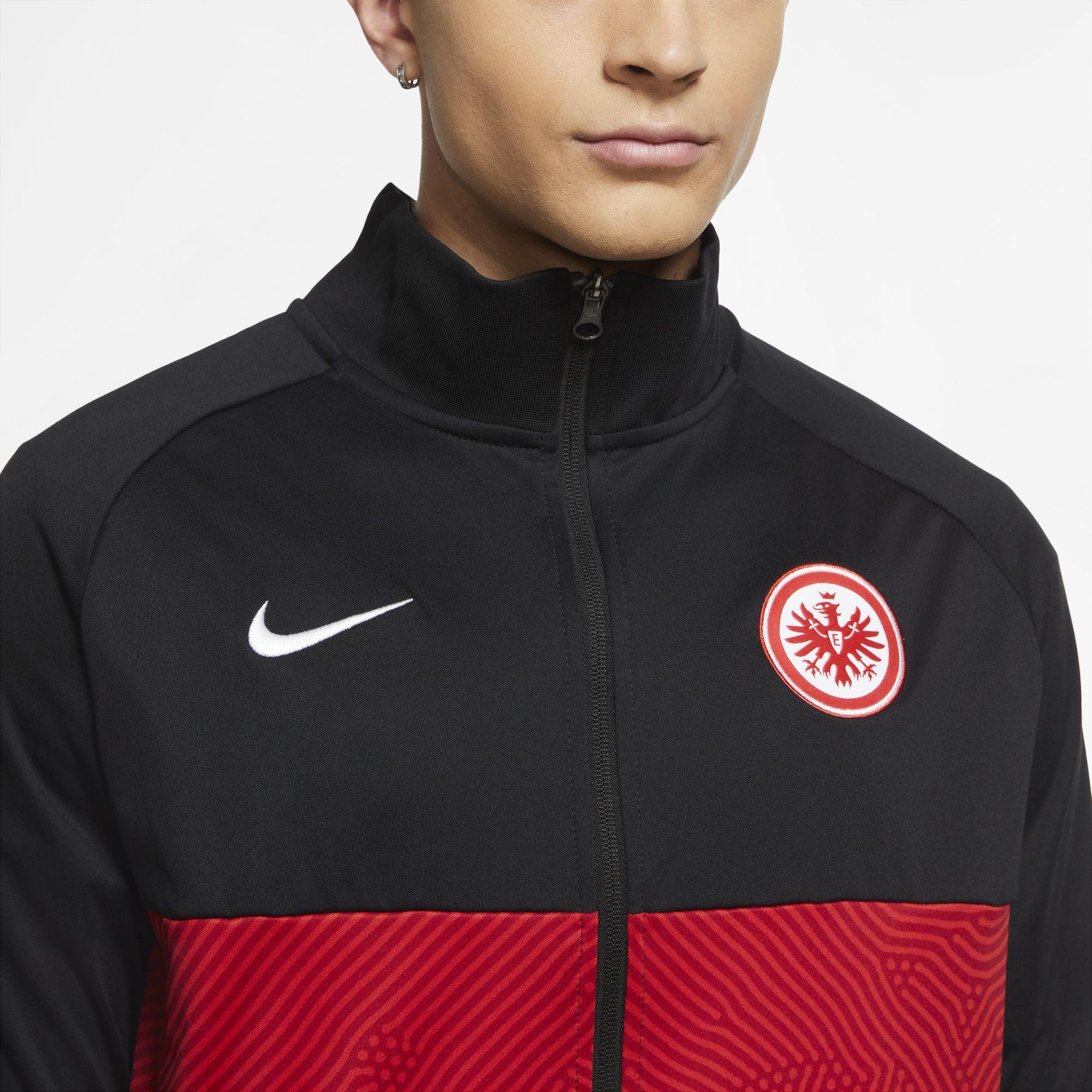 Nike Eintracht Frankfurt Football Tracksuit Jacket Black for Men - Lyst