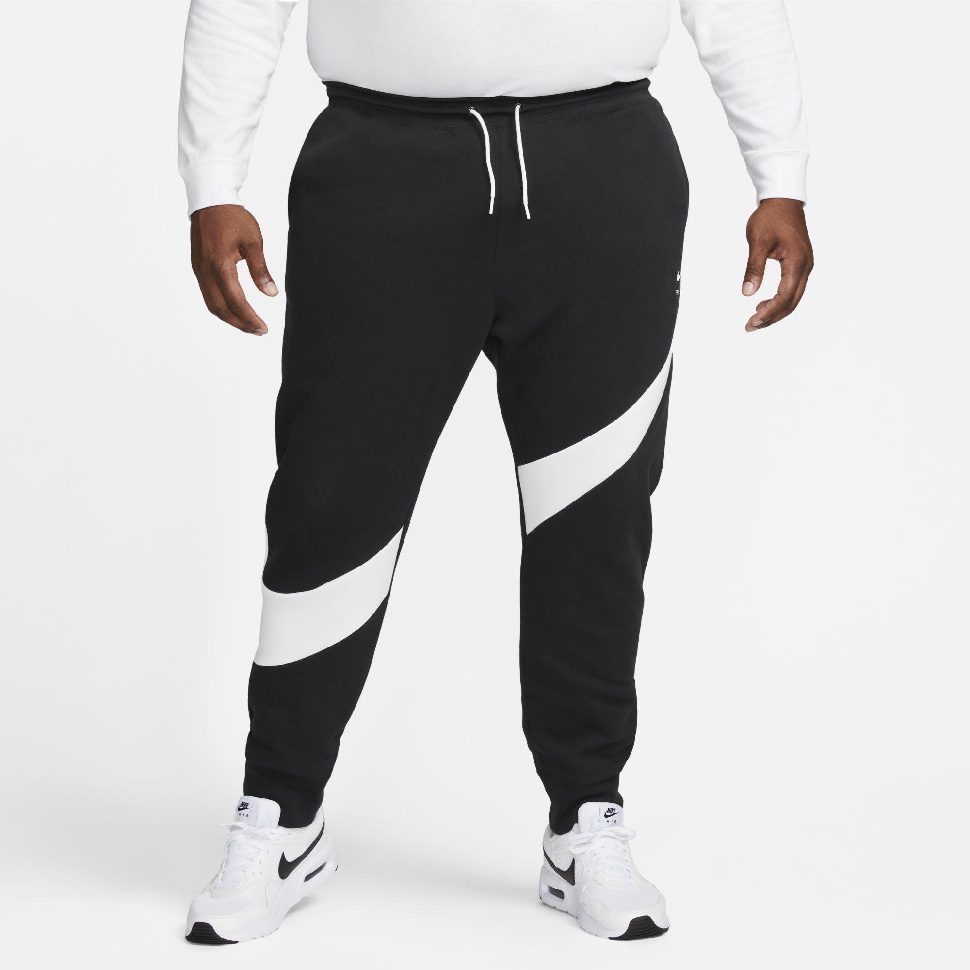 Nike Sportswear Swoosh Tech Fleece Pants in Black for Men | Lyst