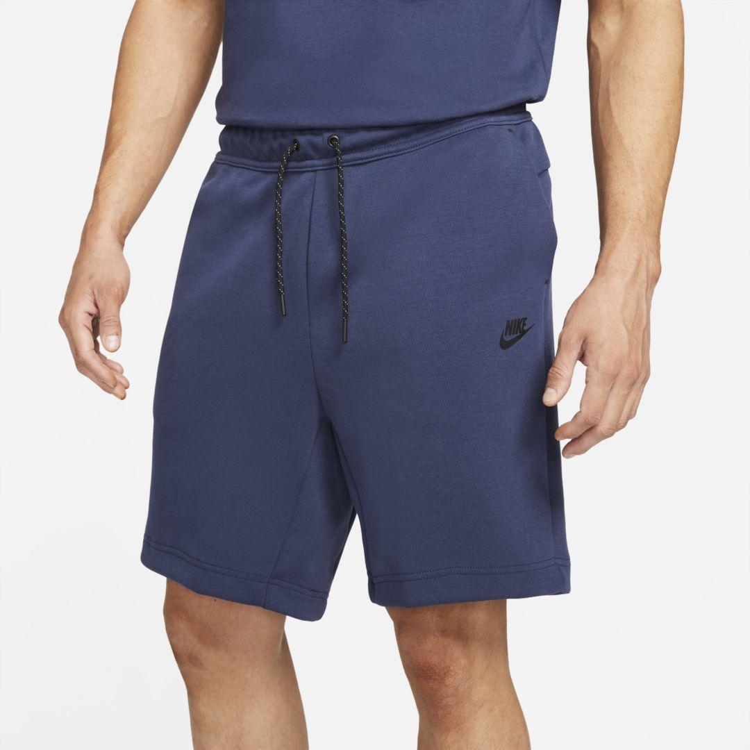 light blue tech fleece shorts