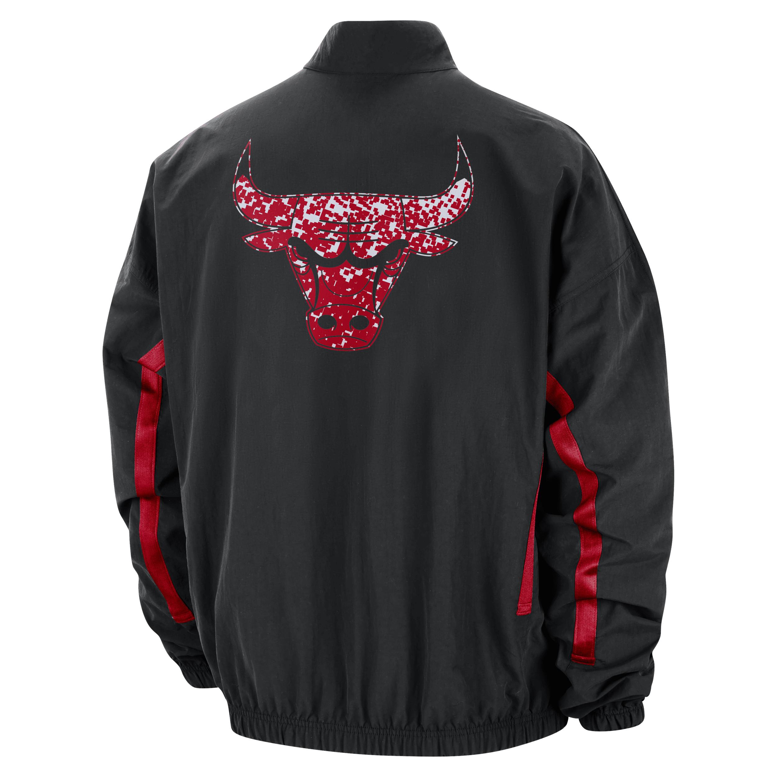 Nike Chicago Bulls Dna Courtside Nba Woven Graphic Jacket in Black for Men Lyst UK