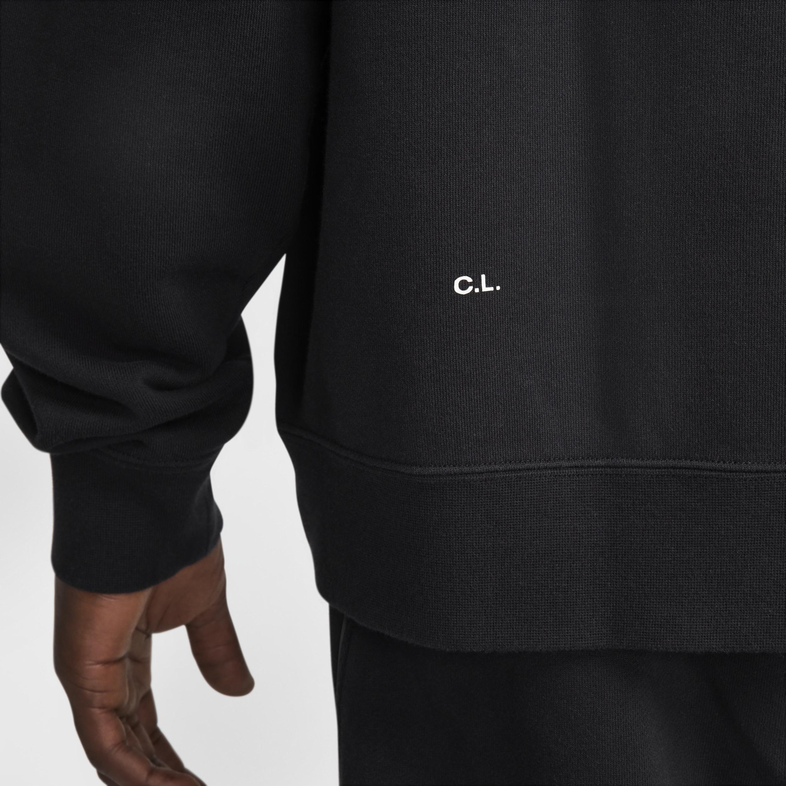 Nike Nocta Fleece Cs Crew in Black for Men | Lyst