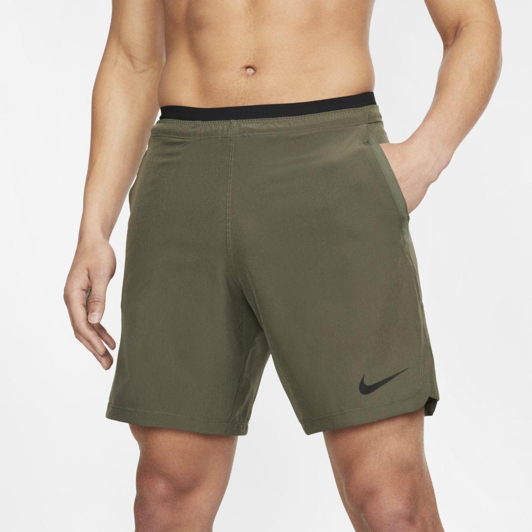olive green nike shorts